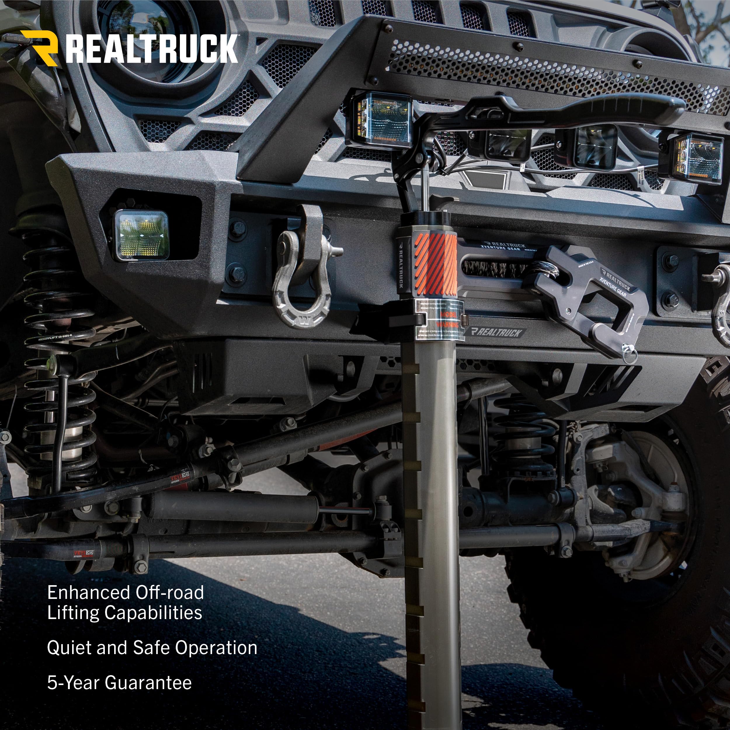 Go Rhino El Gato XG-RJ50010B Hydraulic High-Lift Recovery Jack, Black