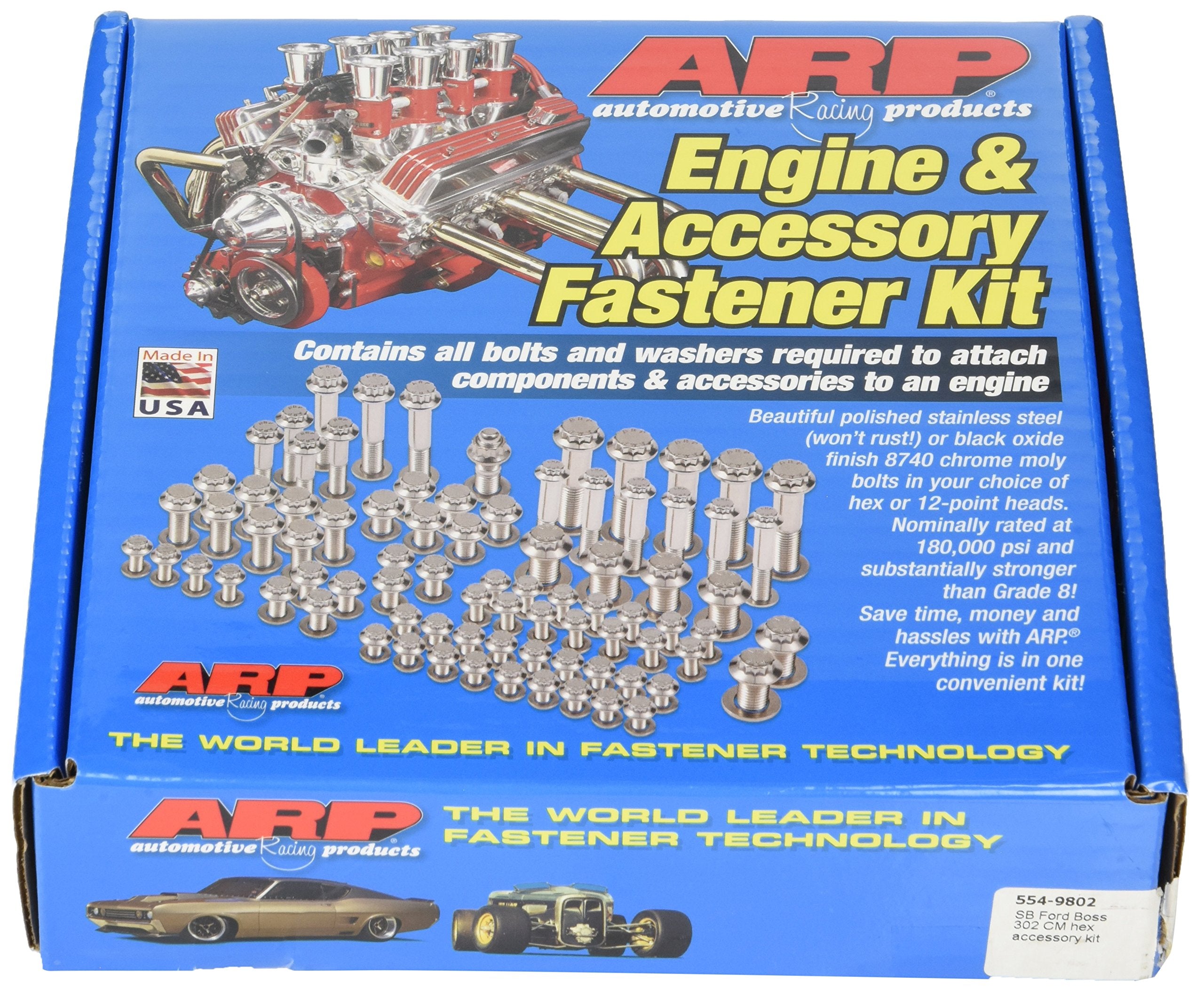 ARP 6-Point Complete Engine Fastener Kit for Small Block Ford 554-9802