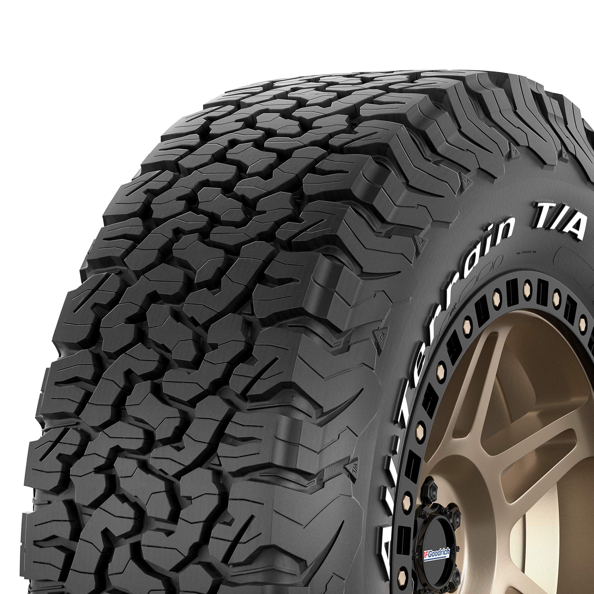 All Terrain BFGoodrich T/A KO2 Radial Car Tire for Light Trucks, SUVs, and Crossovers,LT295/50R22/D 118/115S 118S