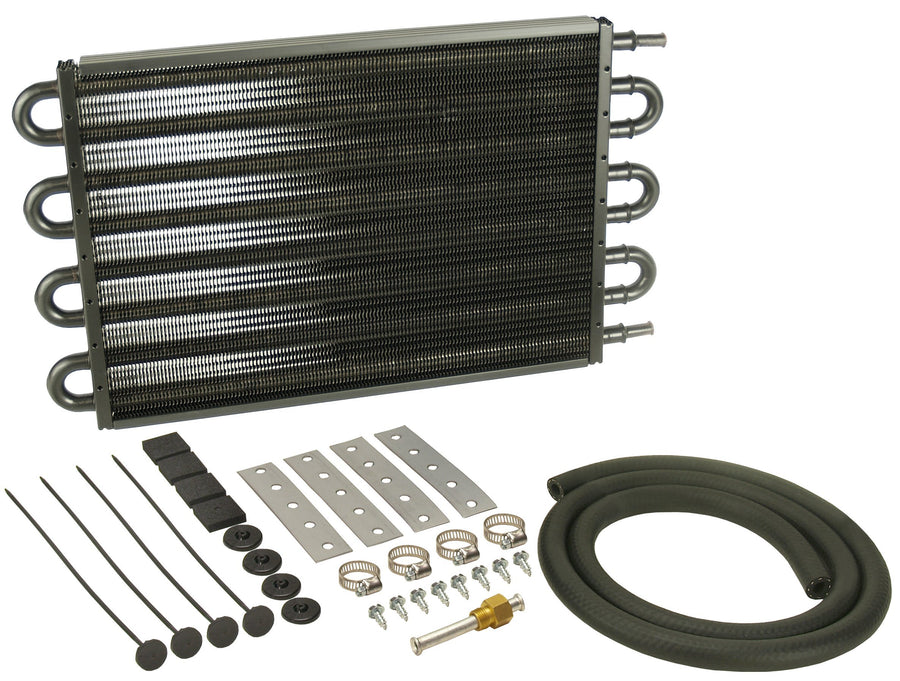 Black Derale 13104 Series 7000 Transmission Oil Cooler