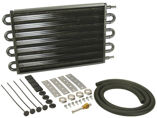 Black Derale 13104 Series 7000 Transmission Oil Cooler