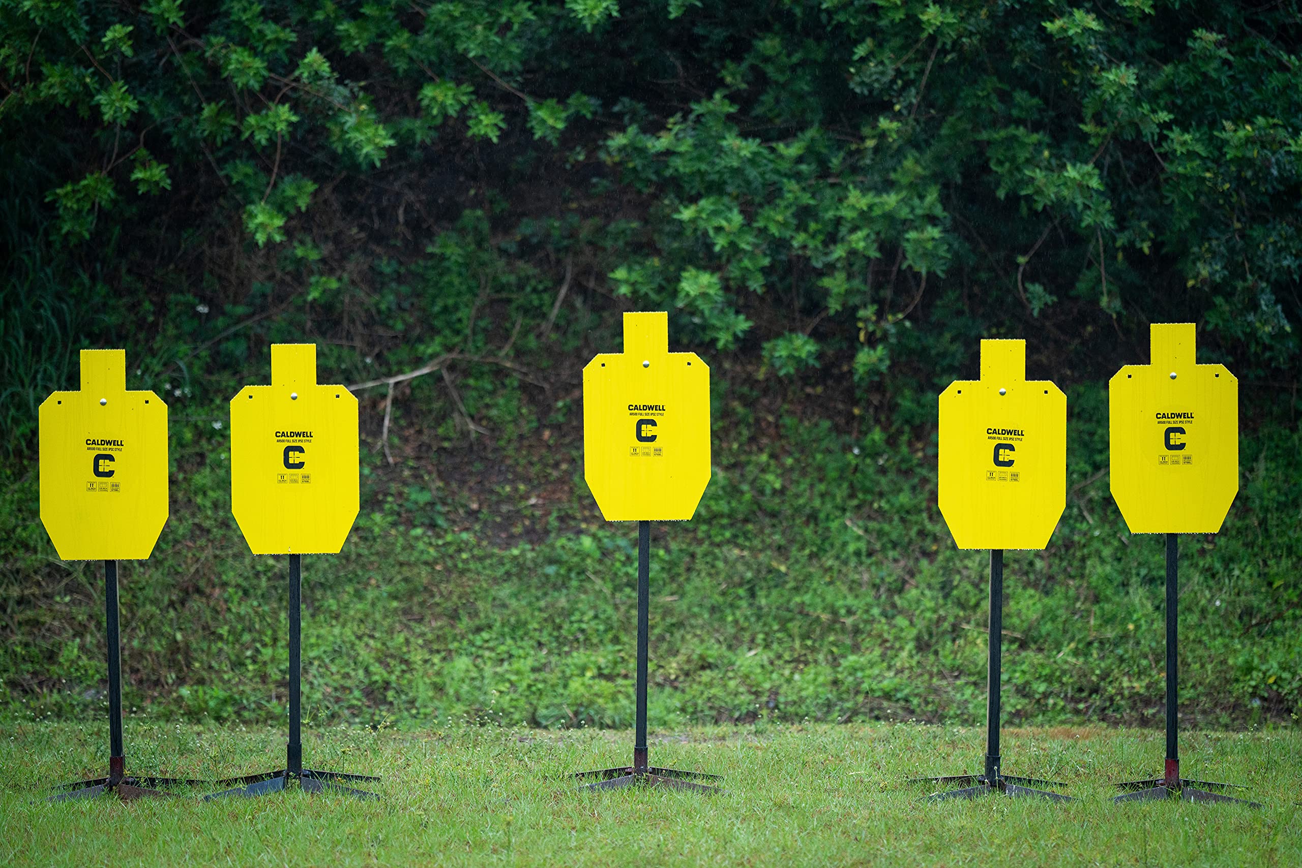 AR500 Steel Targets Caldwell High Caliber 3/8 Inch Thickness, Rifle Rated for Precision Shooting and Target Practice with Hanging Options (Sold Separately)