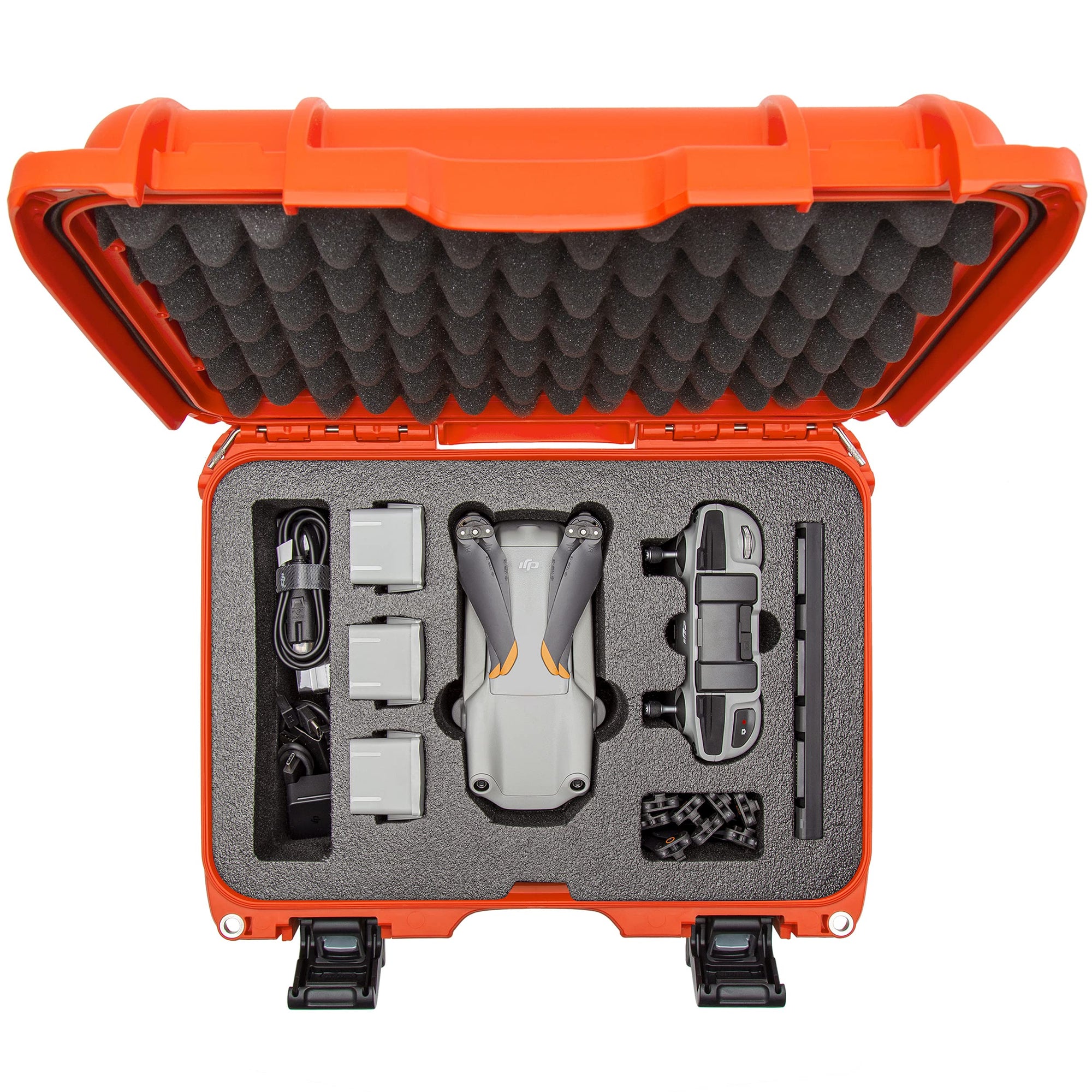 Nanuk Hard Case Waterproof with Foam Insert for DJI Air 2S Fly More Combo - Orange 915-MAVIA2S3