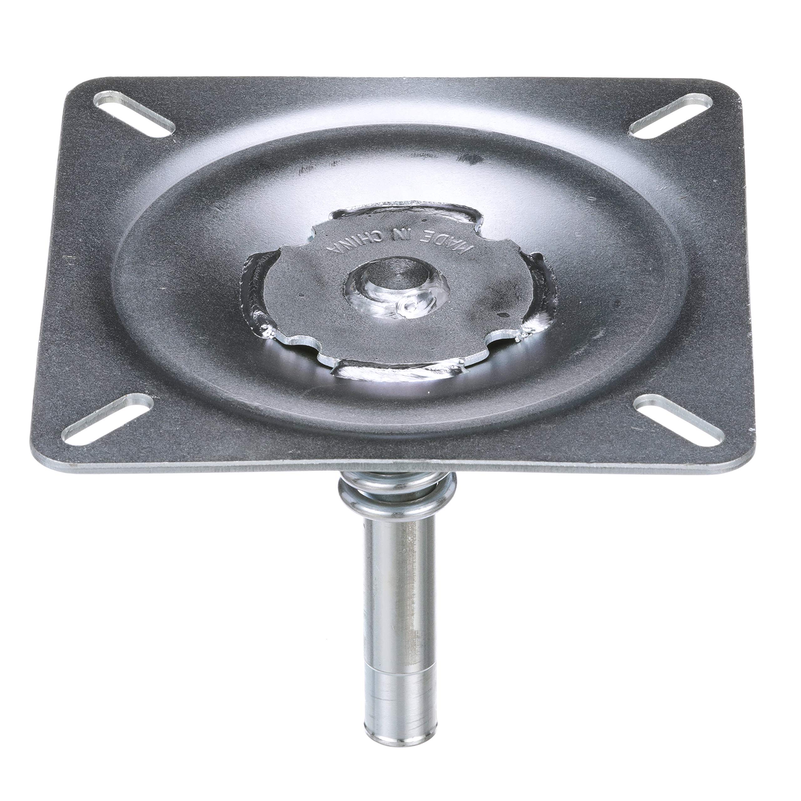 Attwood ¾-Inch Pin Lock’N’Pin SP-1002 Seat Mount, 2 ¾-Inch Steel Pin With Spring, 3-Degree Tilt, 2-Inch Installed Height