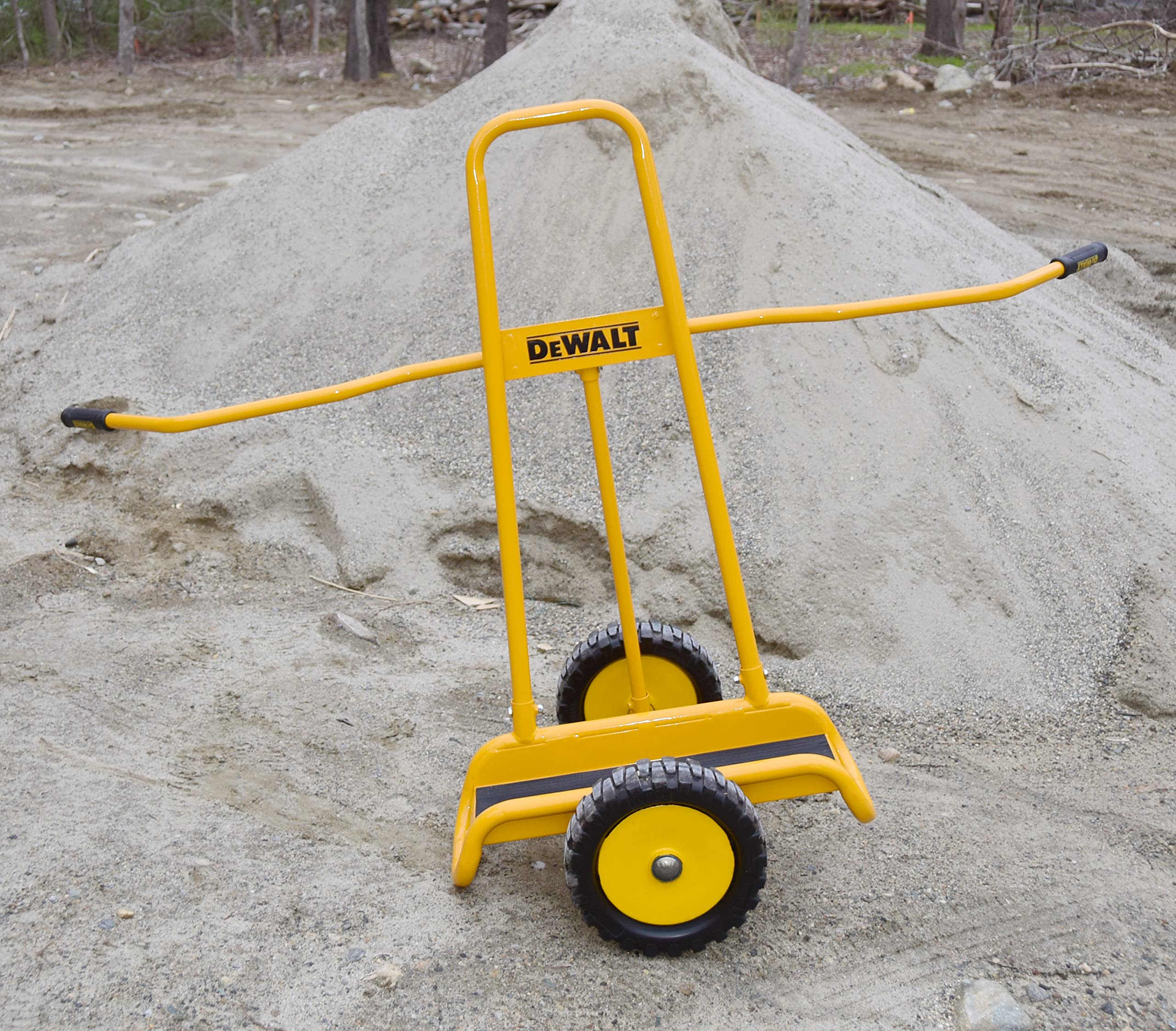 Dewalt Dolly Cart Panel Truck, 1,200-pound Weight Capacity, for Drywall, Plywood, Lumar, Sheetrock, and Doors, 7.25-inch Width Capacity, 12-inch No-Flat Wheels (DXWT-PS202)