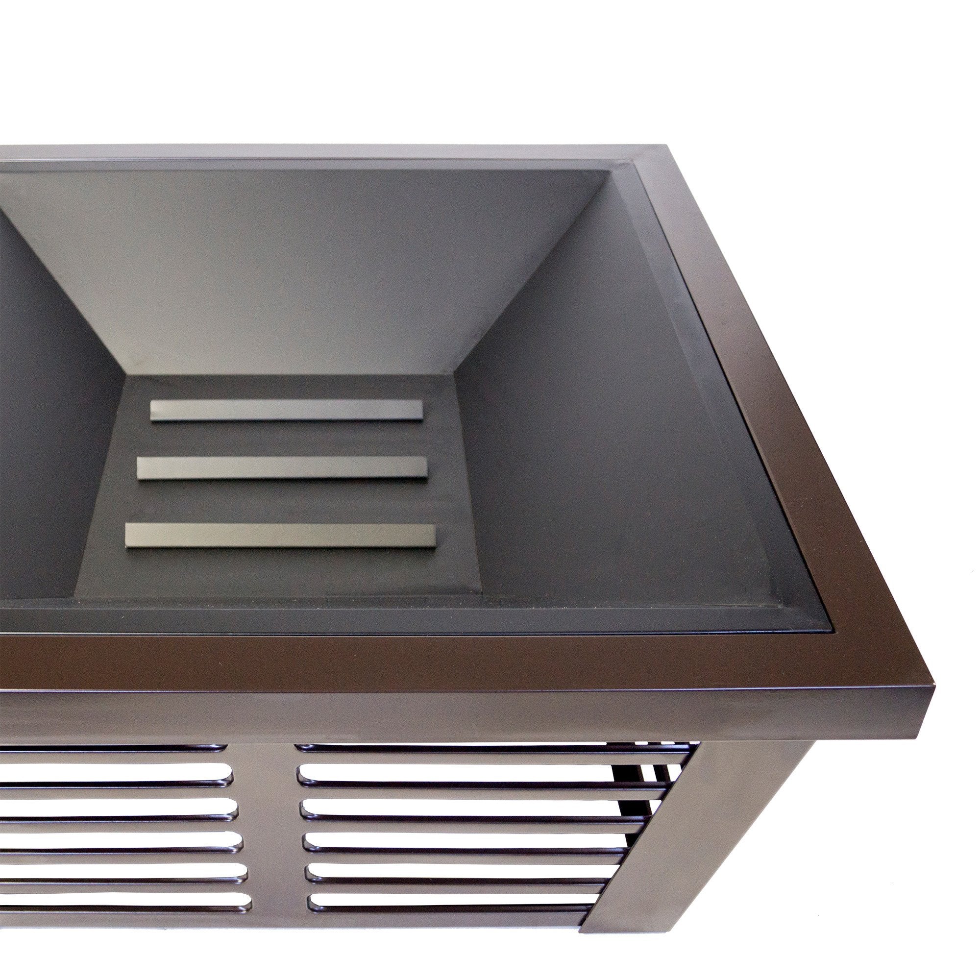 Hudson Square Pleasant Hearth OFW191S Steel, 34-Inch fire Pit, Wenge