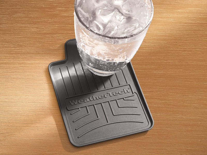 Weathertech FloorLiner 8AFLCST4 Black Drink Coasters