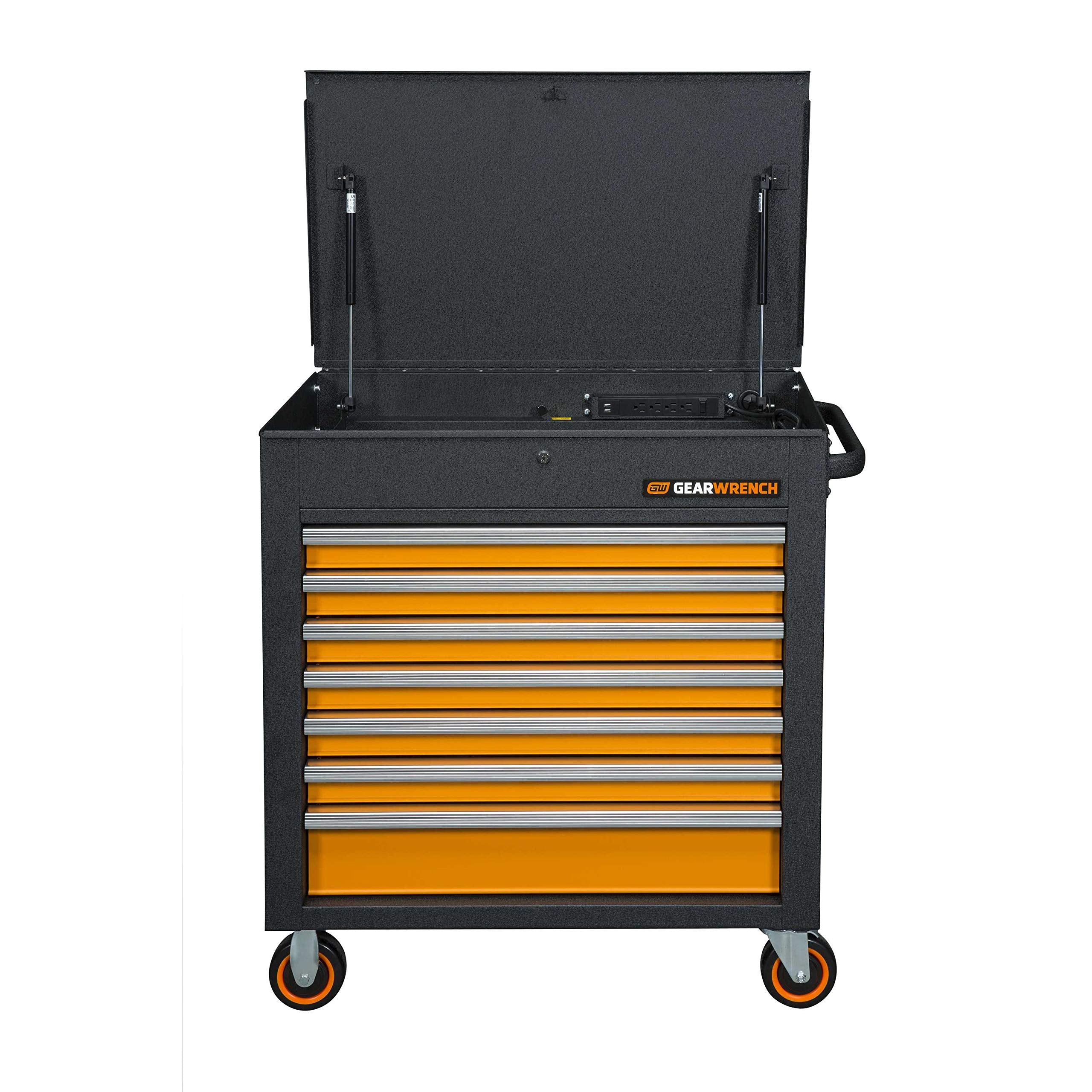 35" GEARWRENCH 7 Drawer GSX Series Rolling Tool Cart with Tilt Top - 83246