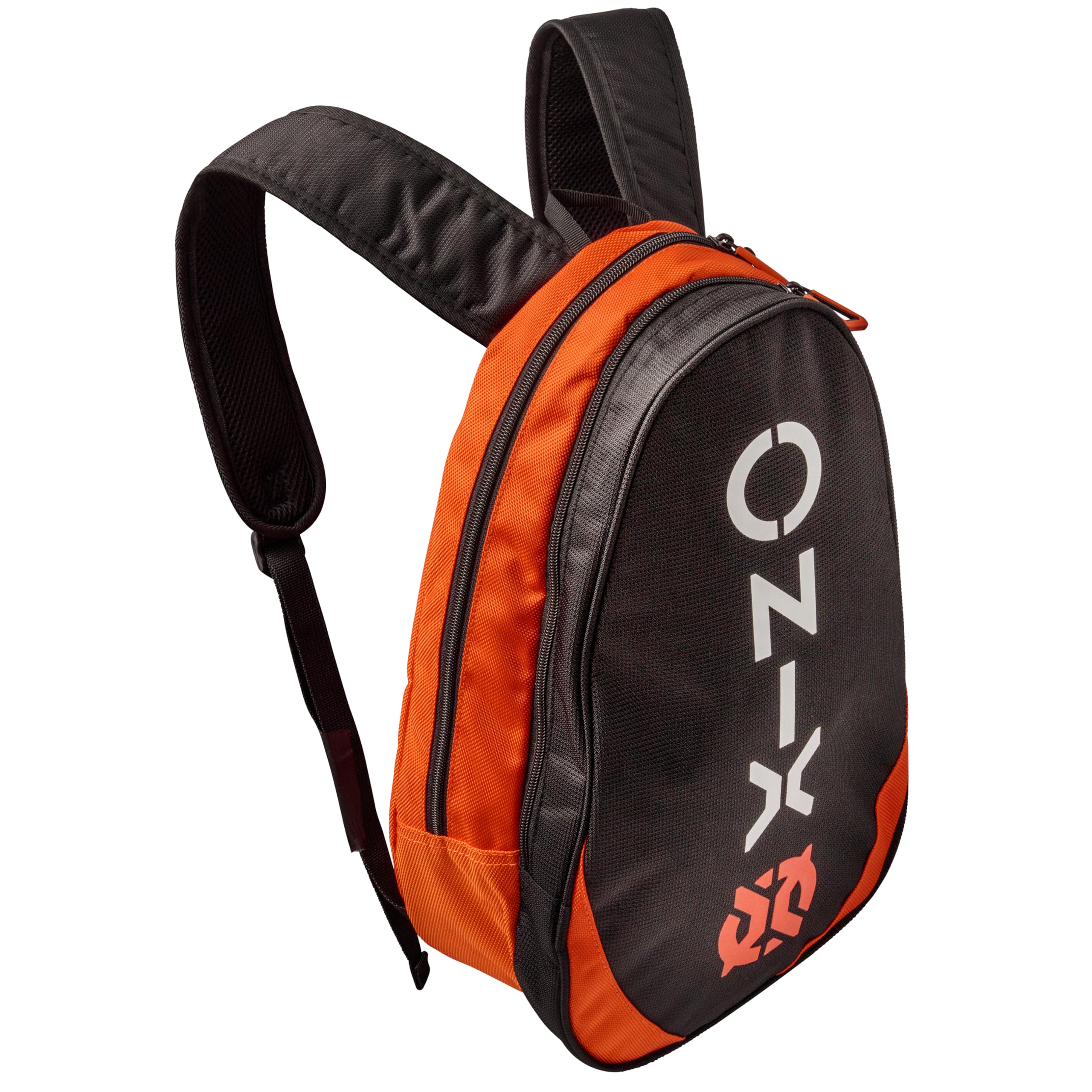 ONIX Pro Team Pickleball Long Lasting Durability Hook and Loop Closure Easy to Carry Straps Paddle Paddle Compartment Polyester Mini Backpack — Orange/Black