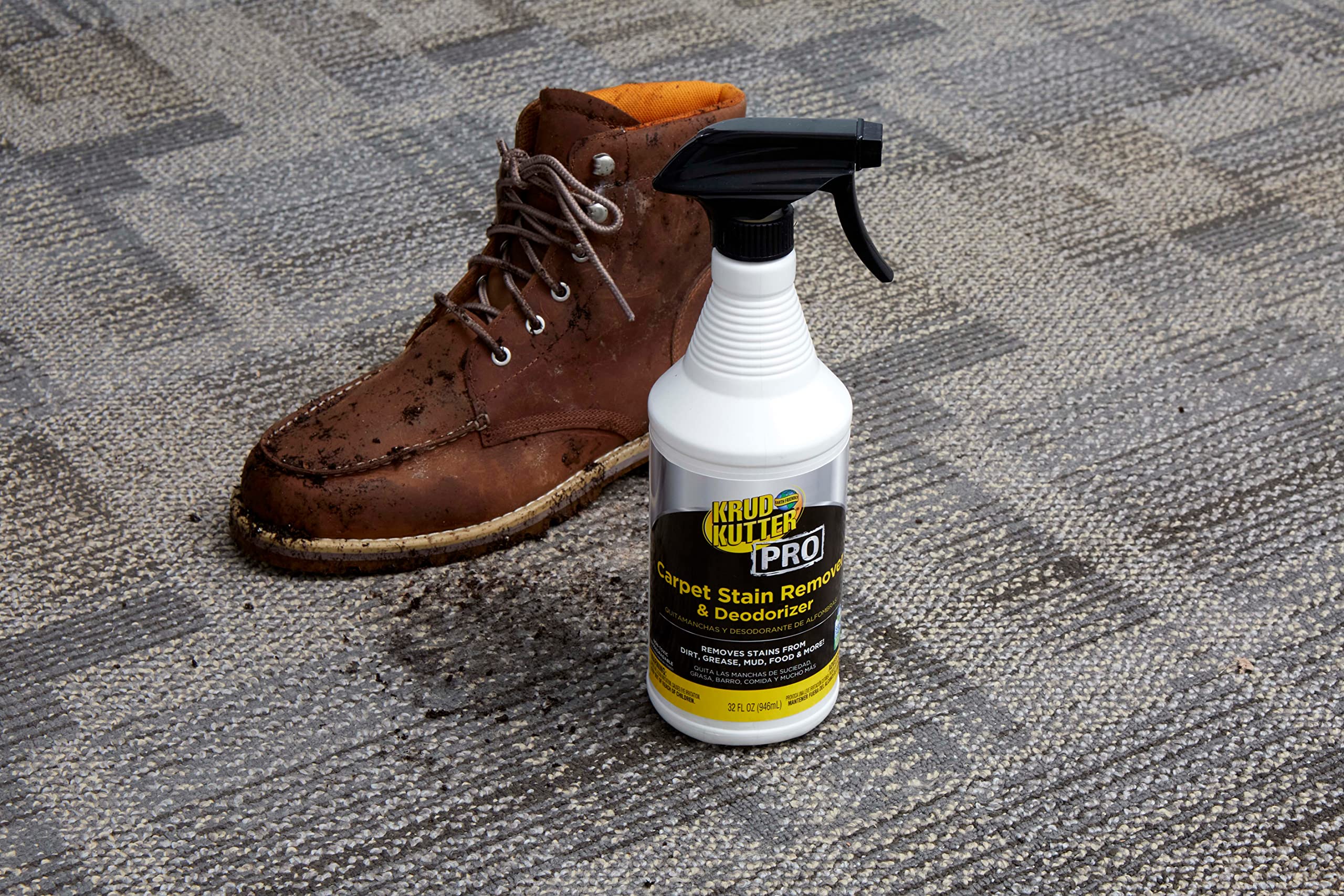 Carpet Stain Remover & Deodorizer Krud Kutter Pro 352258, 32 oz