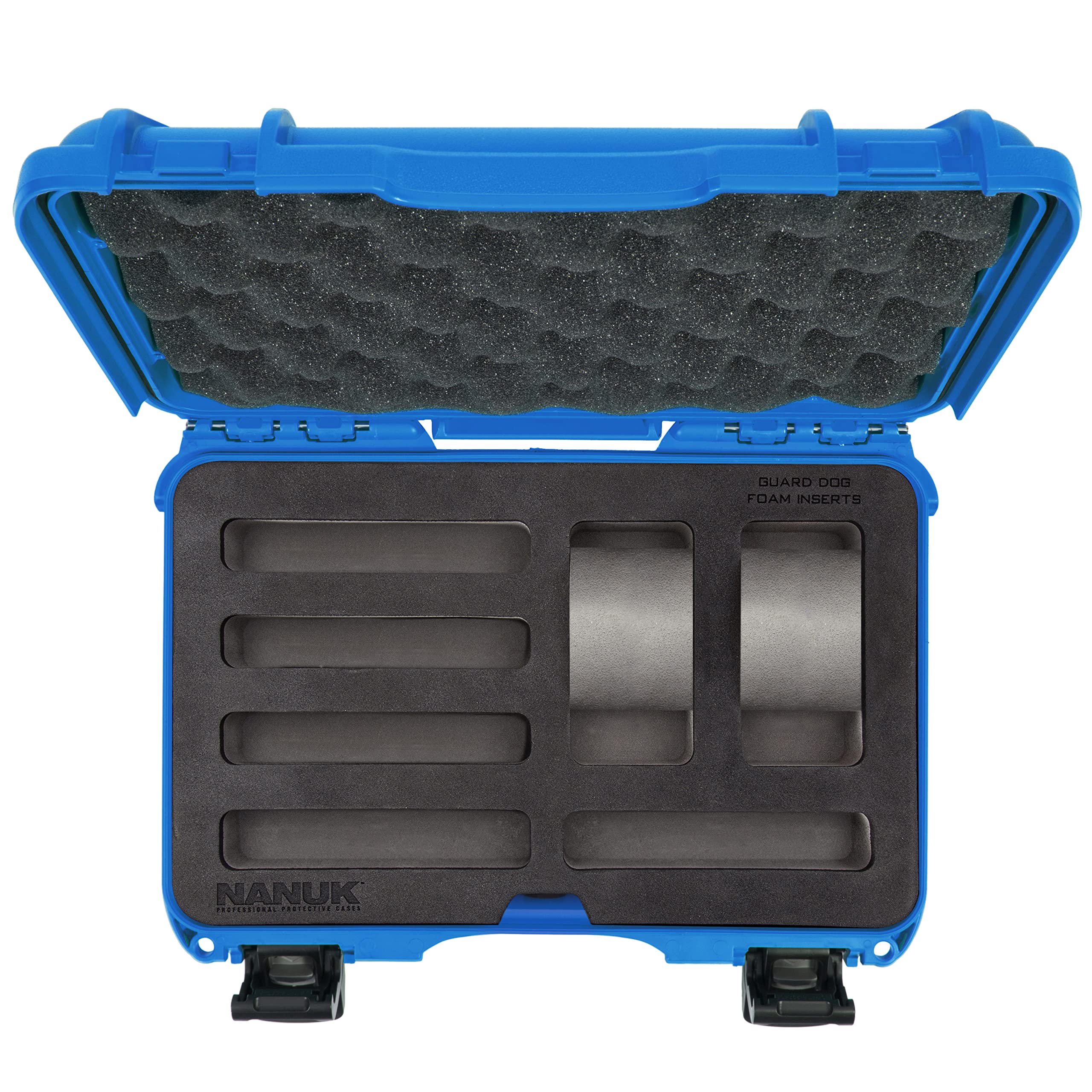 Cases Nanuk w/foam insert for 2 Watches and 5 Knives - Blue 909-2WT5KNI8