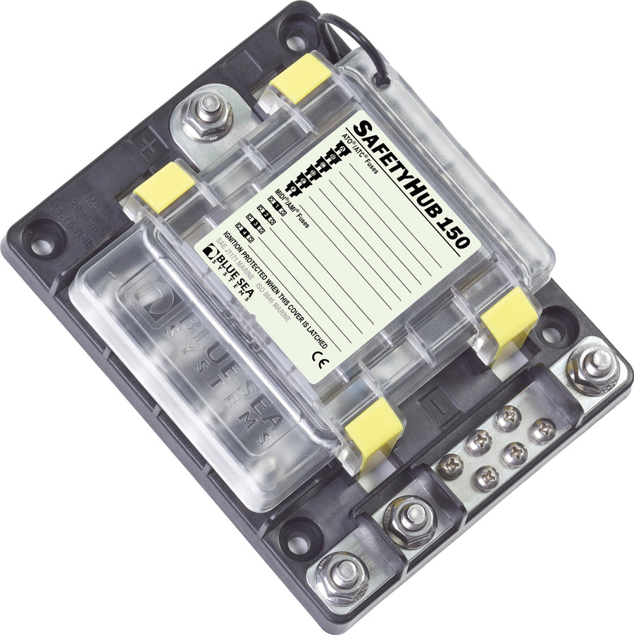 SafetyHub 150 Blue Sea Systems Ignition Protected Fuse Block
