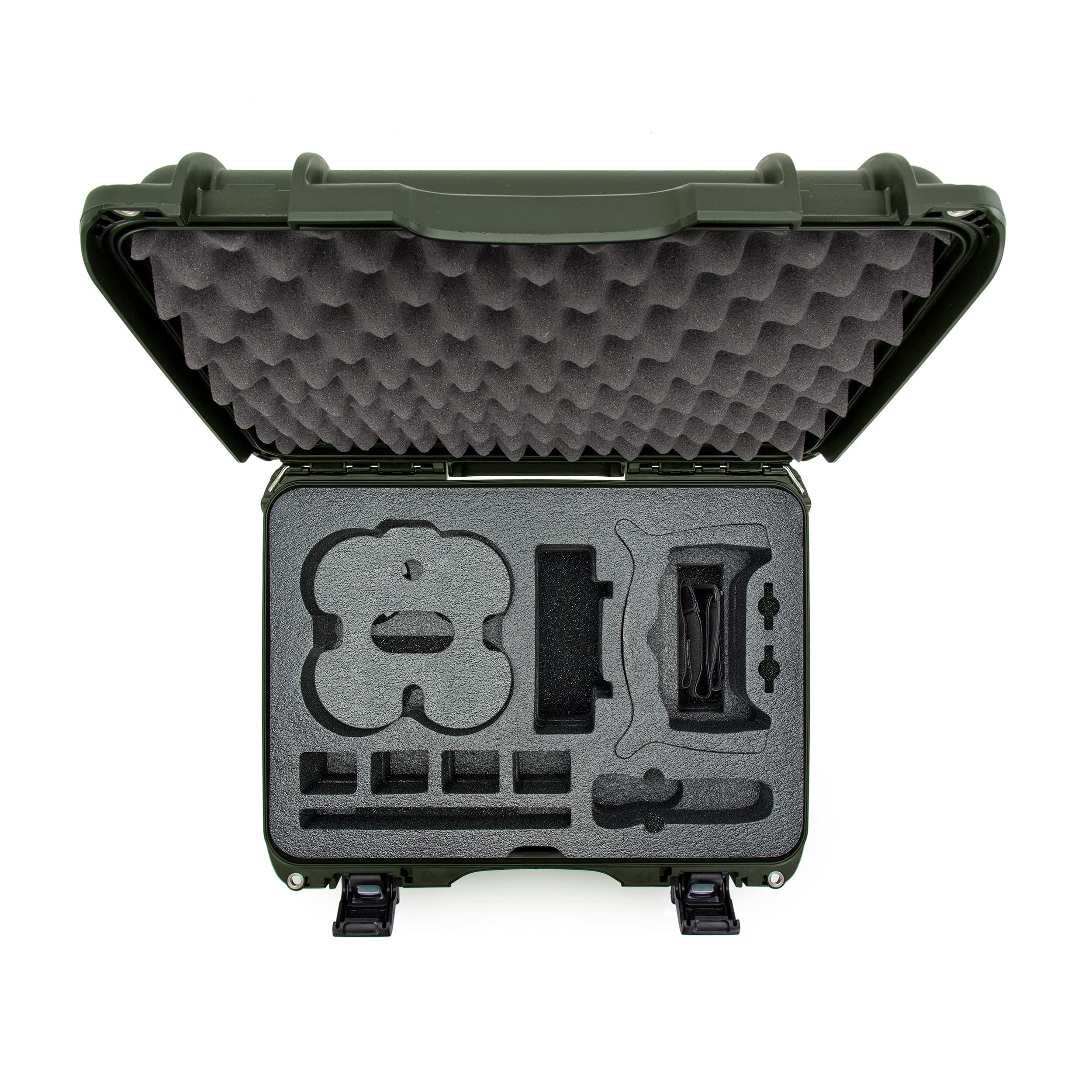 Waterproof Nanuk 925 Hard Case with Foam Insert for DJI Avata FPV Unit, Goggles and Fly More Combo - Olive (925S-080OL-0A0-C0745)