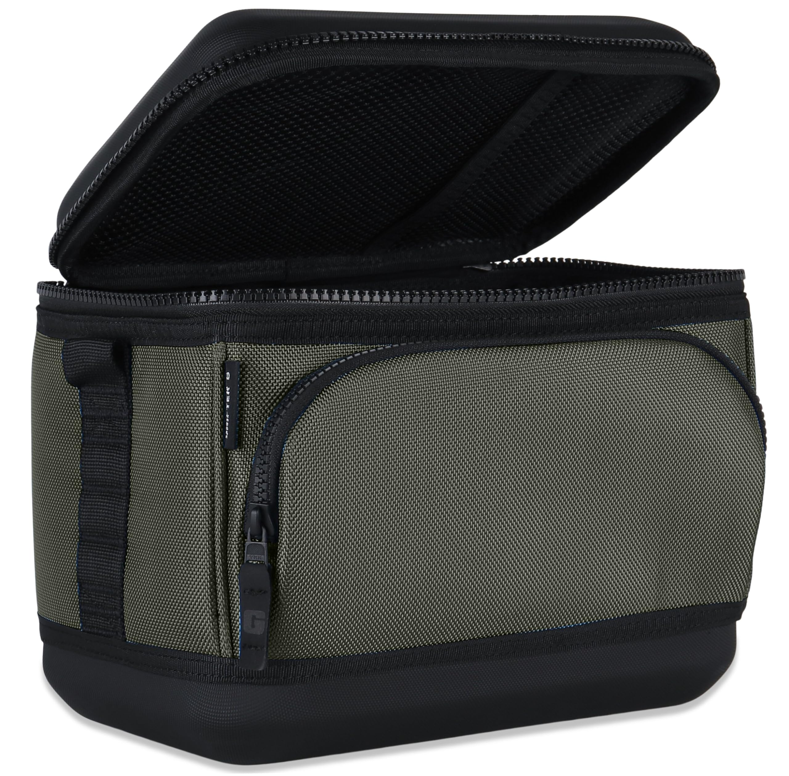 Drifter Grizzly 6-Pack | Flip-top Soft Cooler Bag | Ice Chest for Beach Boat Camping Car Fishing Golf Hiking Hunting Lunch Picnic | Lightweight Portable Insulated Waterproof | Lunar Green