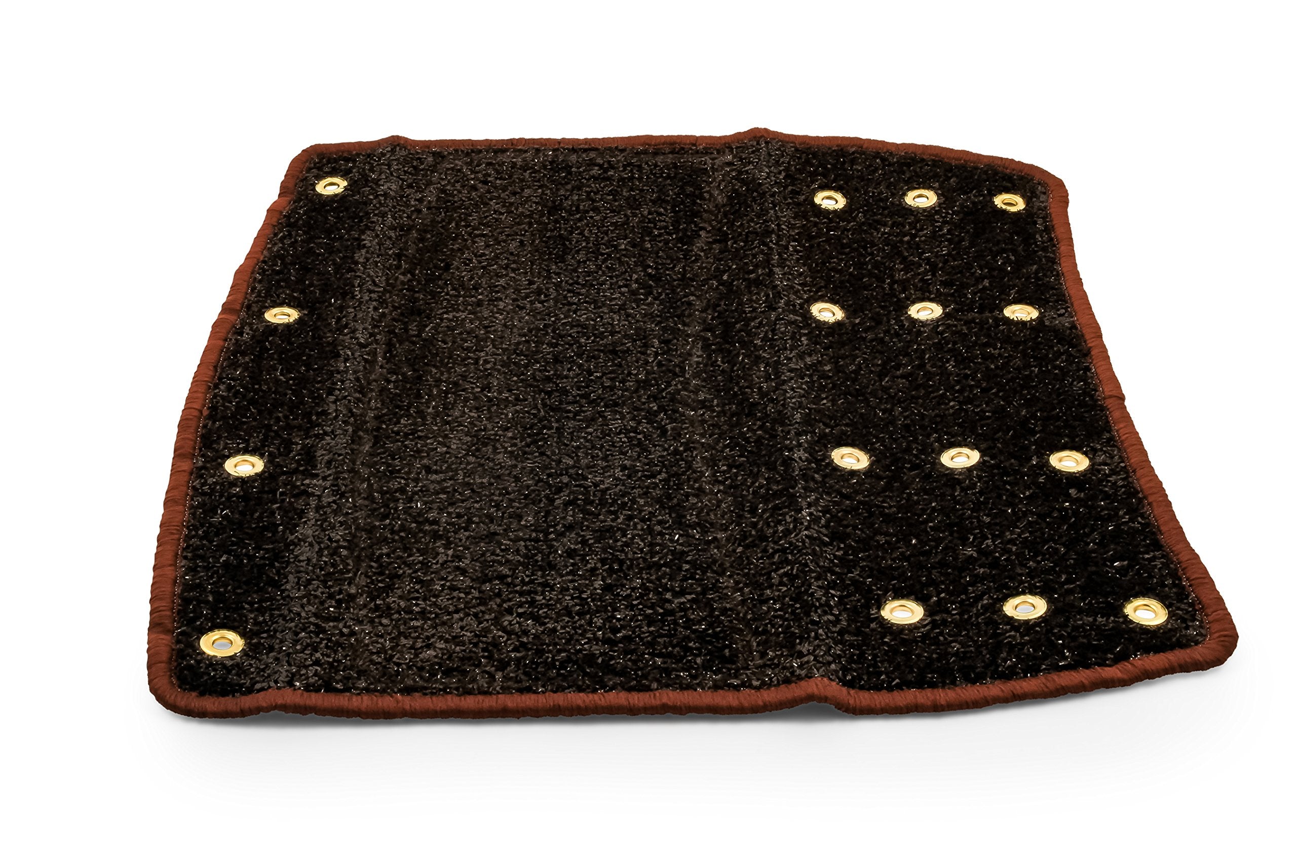 RV Step Rug Camco 42949 (Premium Radius Wrap Around Step Rug, Turf Material (22" Wide) - Brown)