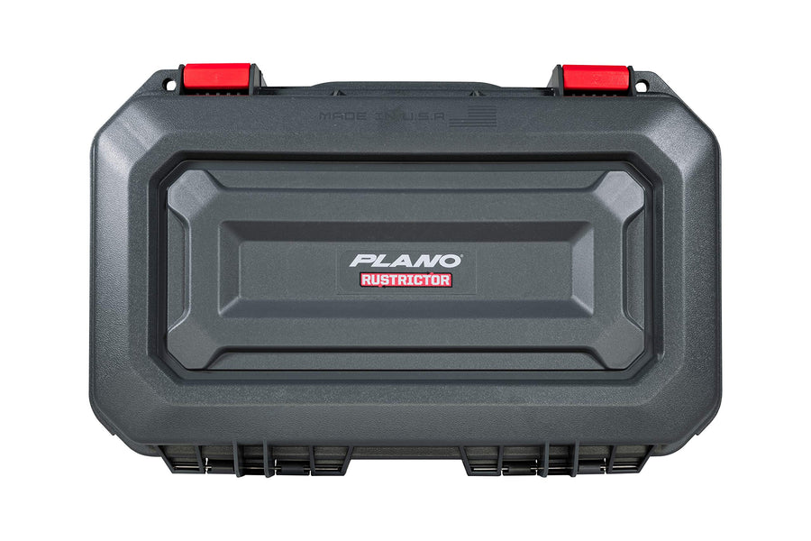 Plano All-Weather XL Rustrictor Pistol Case, Anti-Rust Gun Case, TSA Approved, Holds Up To 4 Guns, Comfortable Molded-In Handle, 360 Degree Damage Protection, Black
