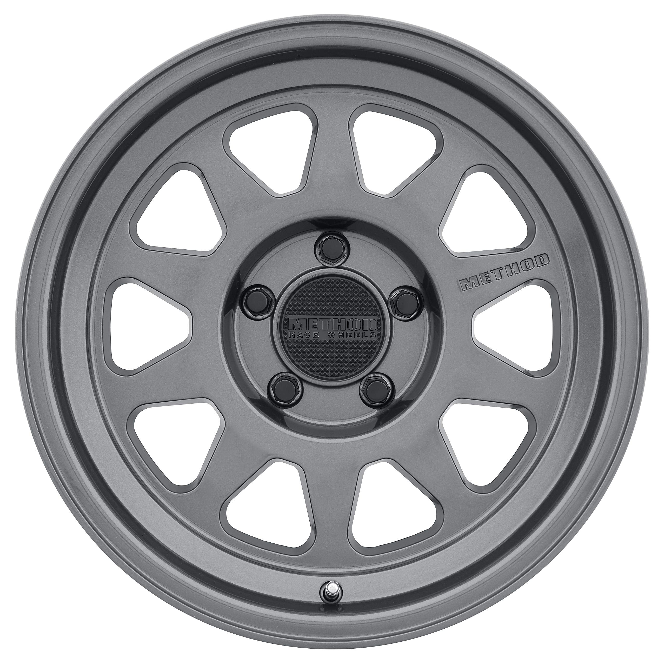 Method Race Wheels 316 17x8.5" Gloss Titanium 5x5", 0mm offset 4.75" Backspace, MR31678550800