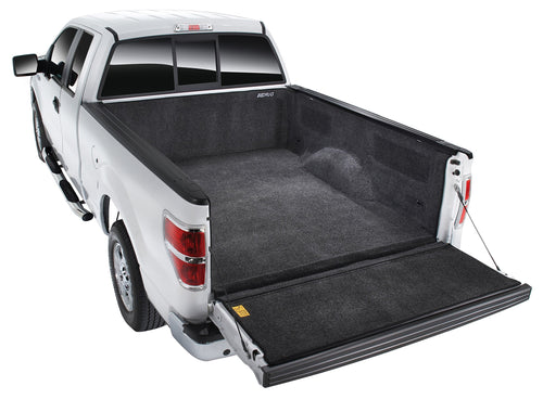 Classic Bed Liner Bedrug | 1999 - 2016 Ford F-150 Superduty 8' Bed w/out Factory Step Gate (BRZSPRAYON is required if installing over Spray-In Liner), Charcoal Grey | BRQ99LBK