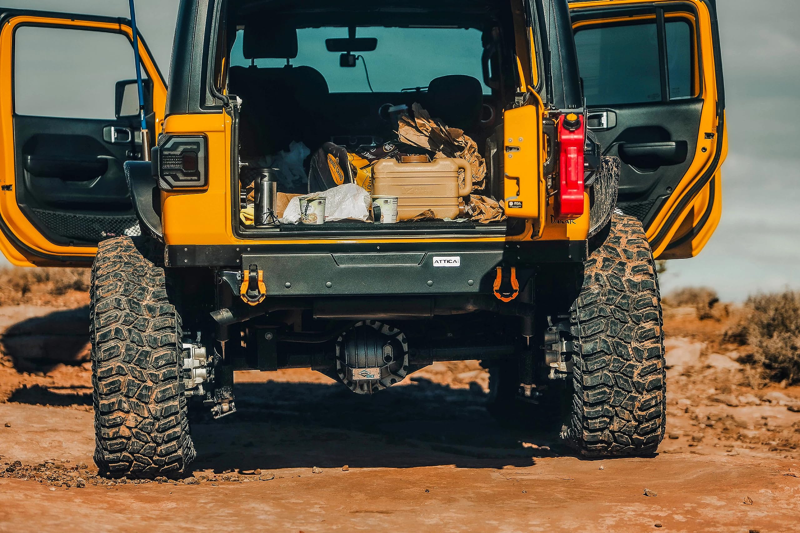 Cobra Tek - Rear Fascia Cover Kit Attica4x4 | Compatible with Jeep Wrangler JL (2018-2023) | Durable Steel Construction for Off-Road Protection and Style Enhancement.