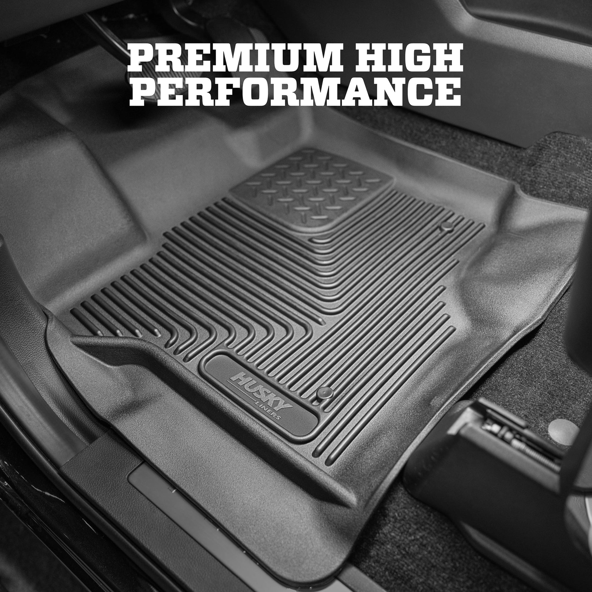Husky Liners Floor Mats X-act Contour | Fits 2022-2026 Kia Carnival | 3rd Row, 1-pc Black - 77441