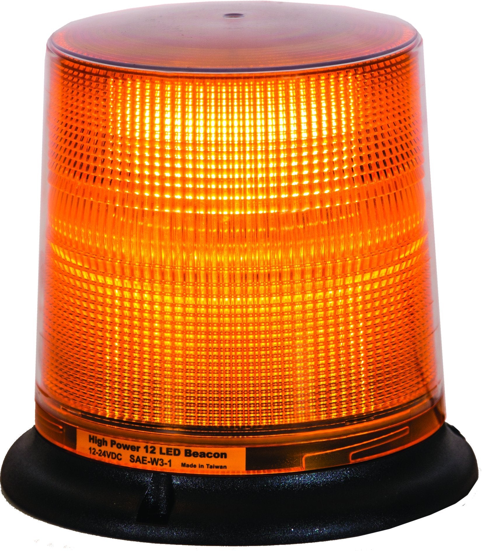Buyers Products LED Beacon Light SL695A, 6.5" x 6.5", 10' On/Off Switch Lead, Permanent & Magnetic Mount, Strobe Lights for Trucks, Emergency Lights for Vehicles