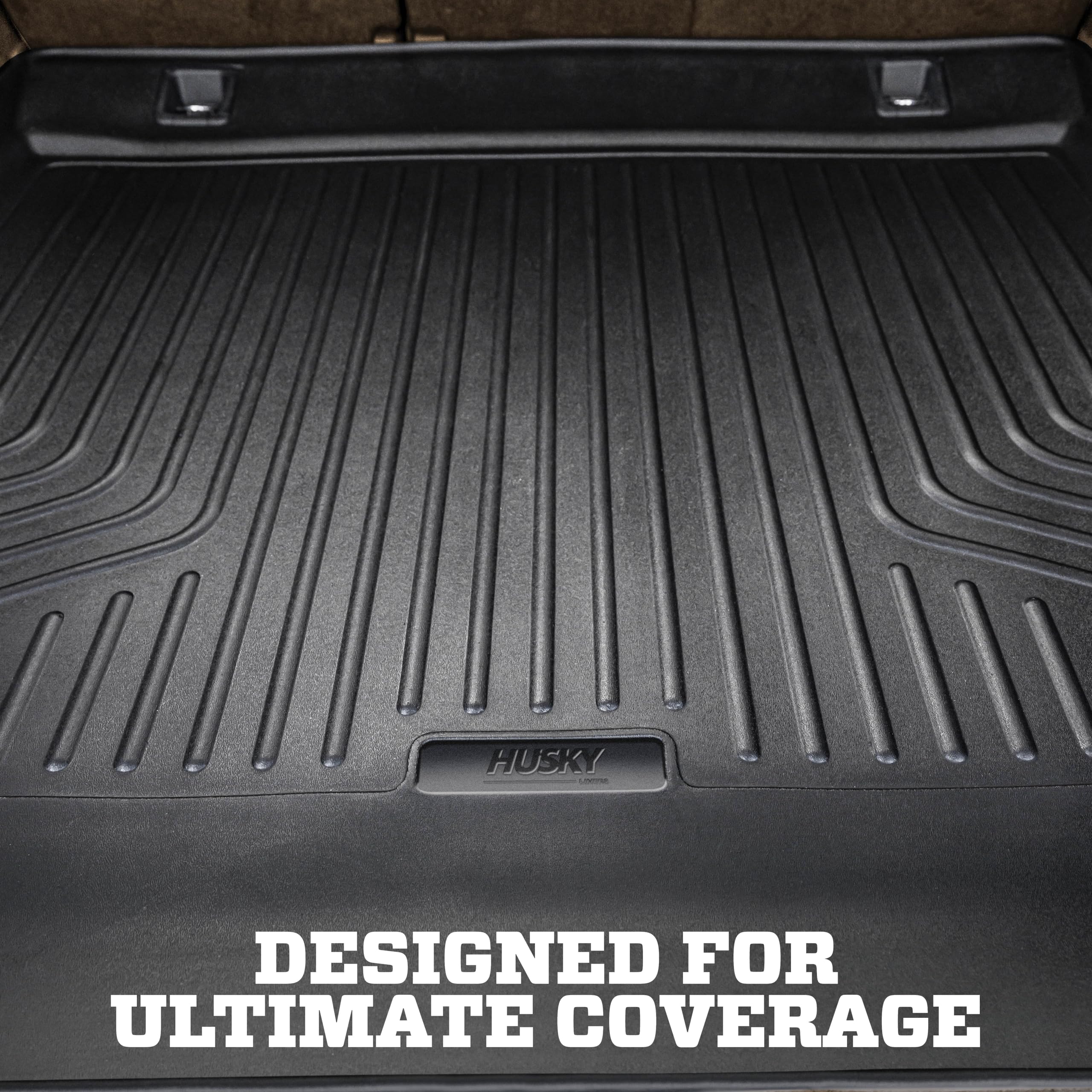 Weatherbeater Husky Liners Trunk Liner | Fits 2014-2018 Mazda 3 Hatchback | 1-pc Black - 48651