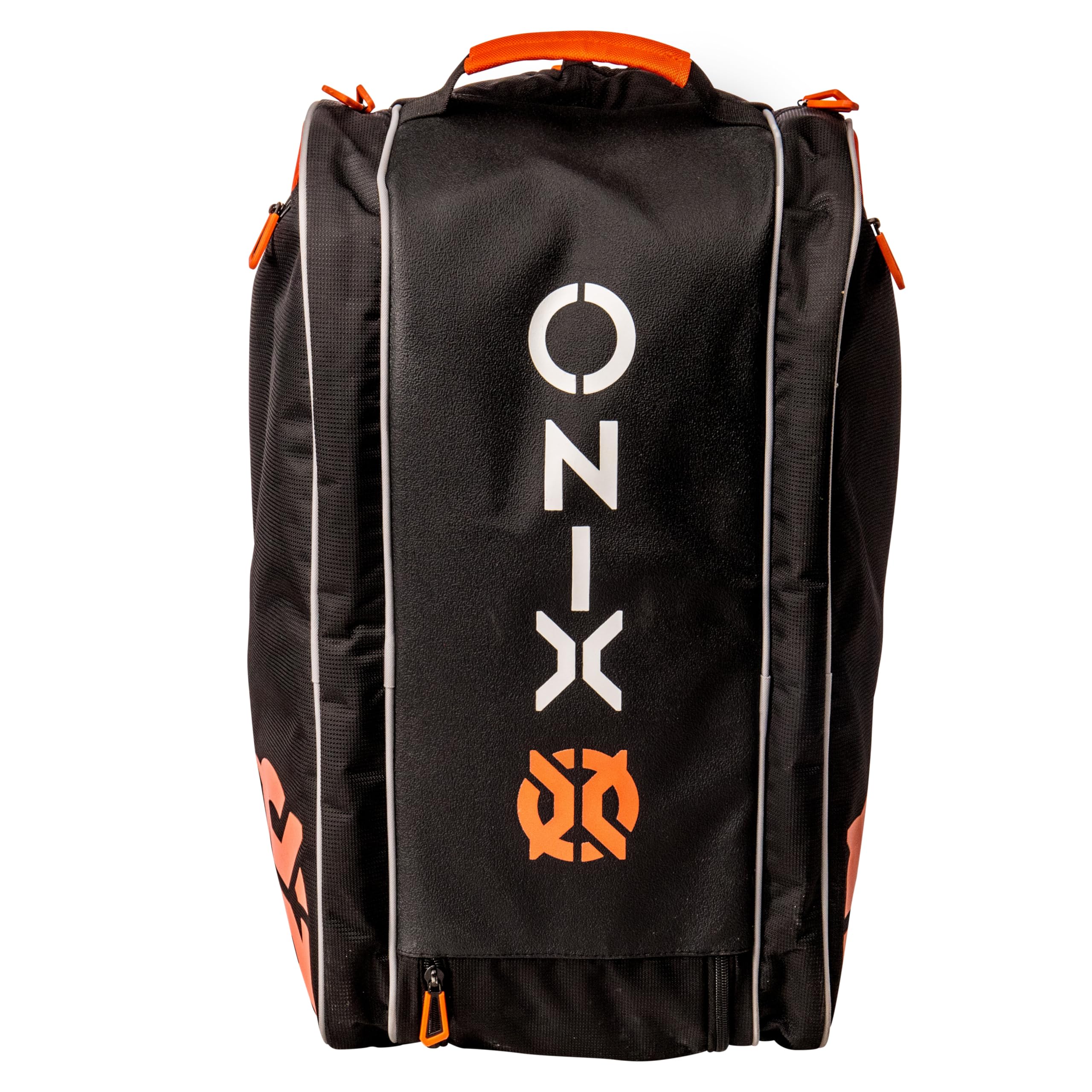 ONIX Pro Team Pickleball Long-Lasting Durability Hook and Loop Closure Easy to Carry Straps with Pockets Paddle Bag — Orange/Black