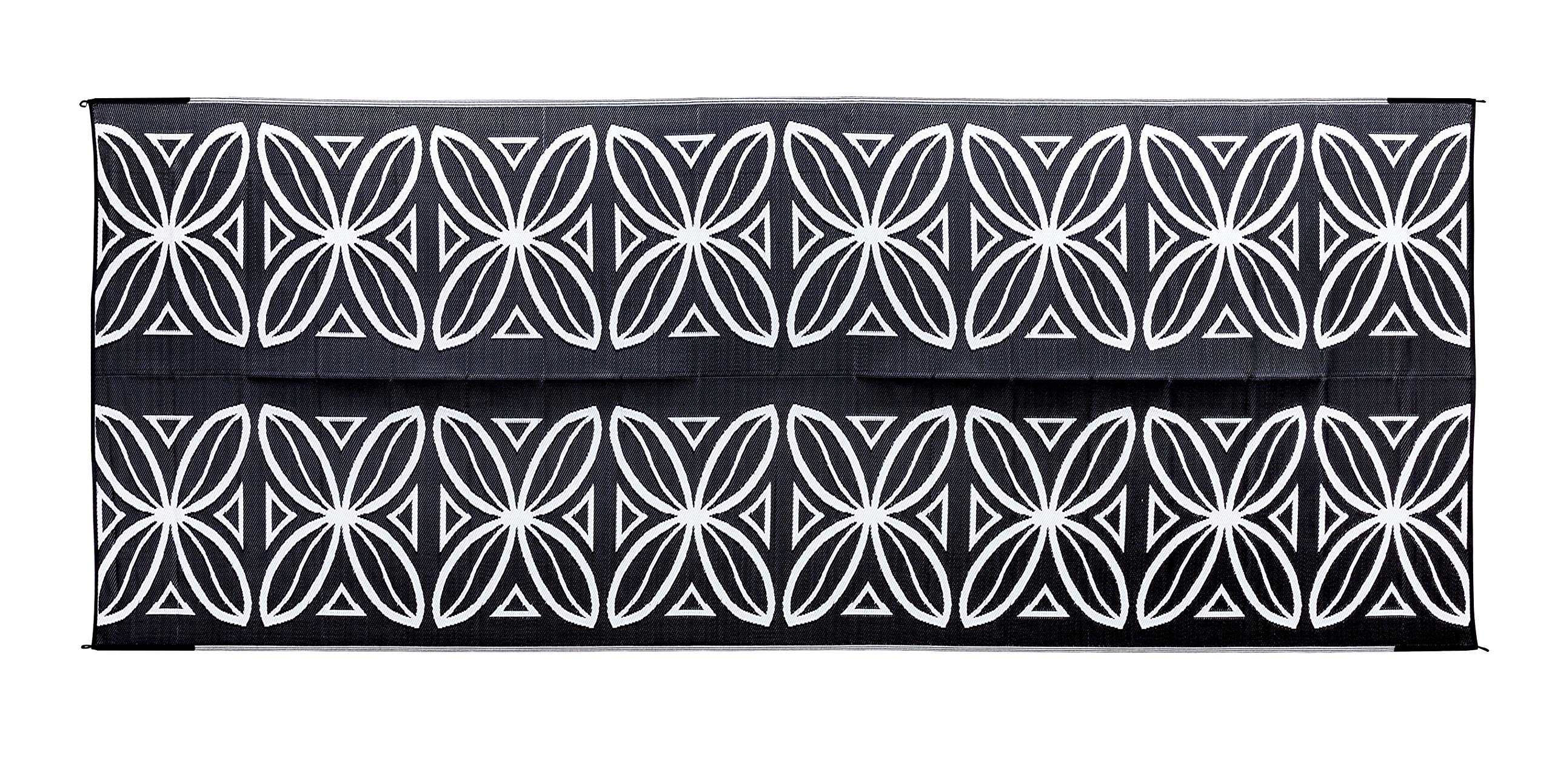 Botanical Camco 42833 Awning Leisure Mat-Charcoal 8' x 20'