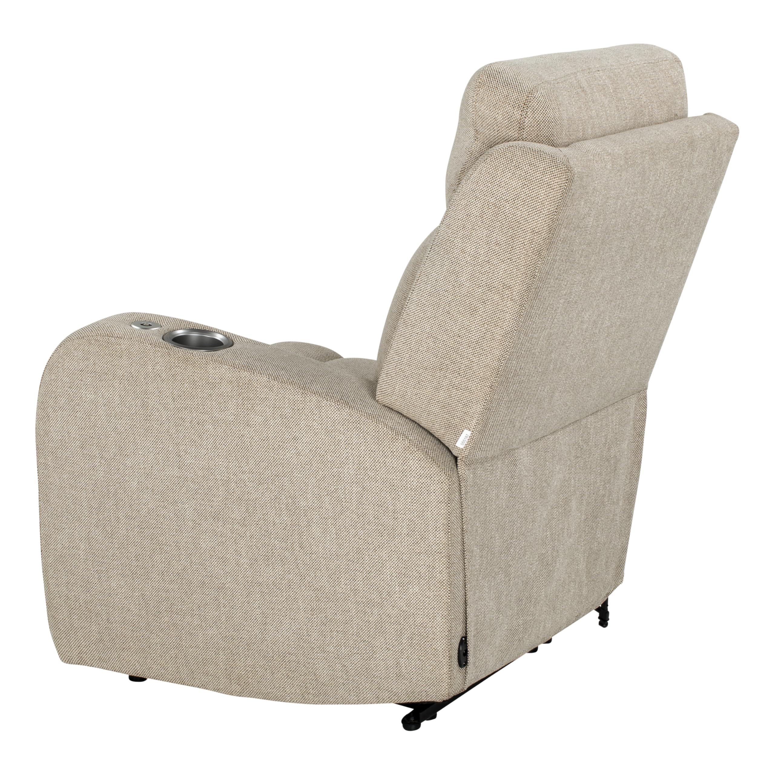 Thomas Payne® Luxury RV Theater Seating Seismic Series Recliner - Left Hand Configuration, Norlina – Remote Control Power Recline, Massage and Lumbar – Power Port Accessory Compatible – 2020129337