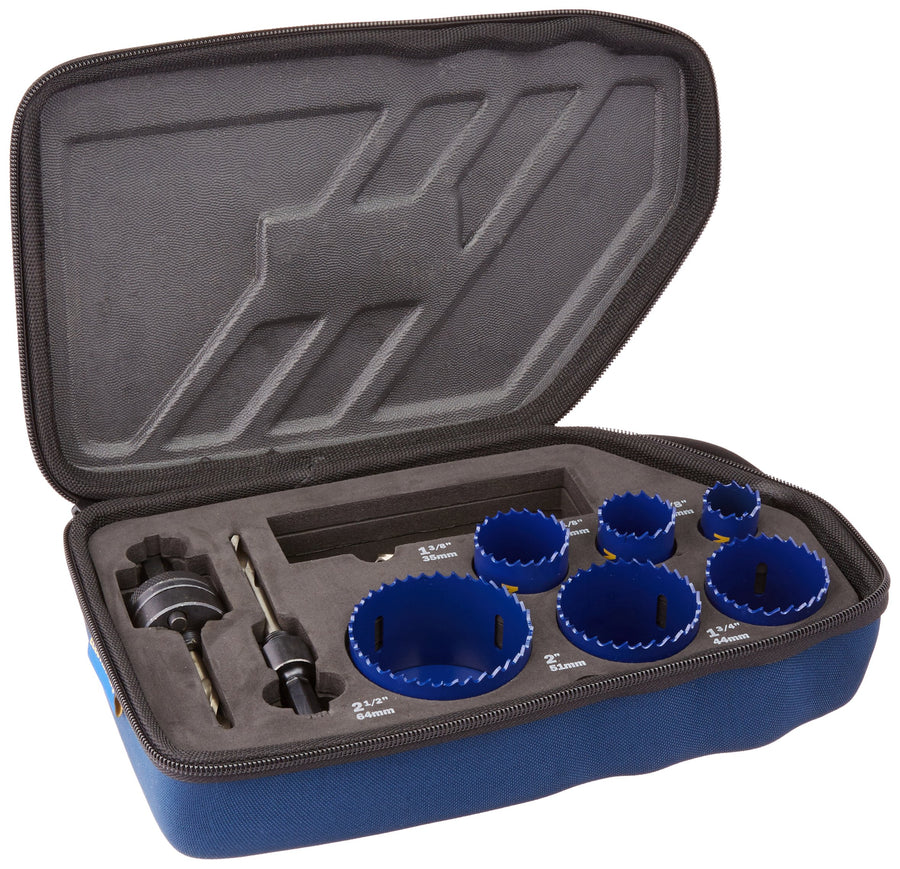 9 PC HOLE SAW KIT ELECTRICIAN'S