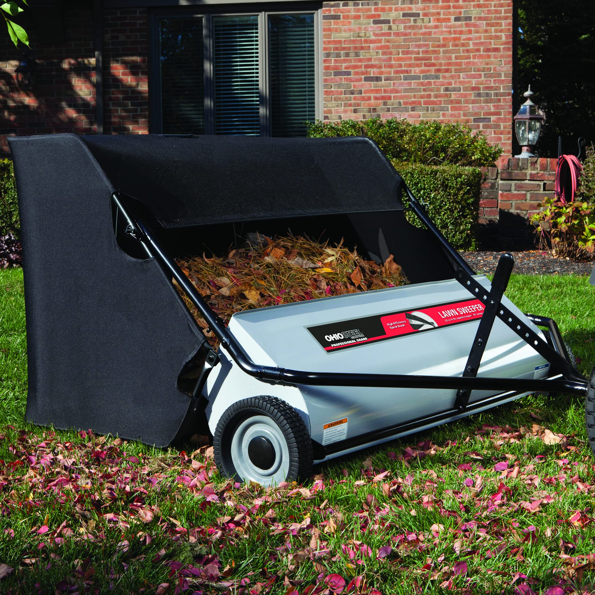 42SWP22 Ohio Steel Sweeper Spiral Brush, 42"/22 cu. ft.,Black