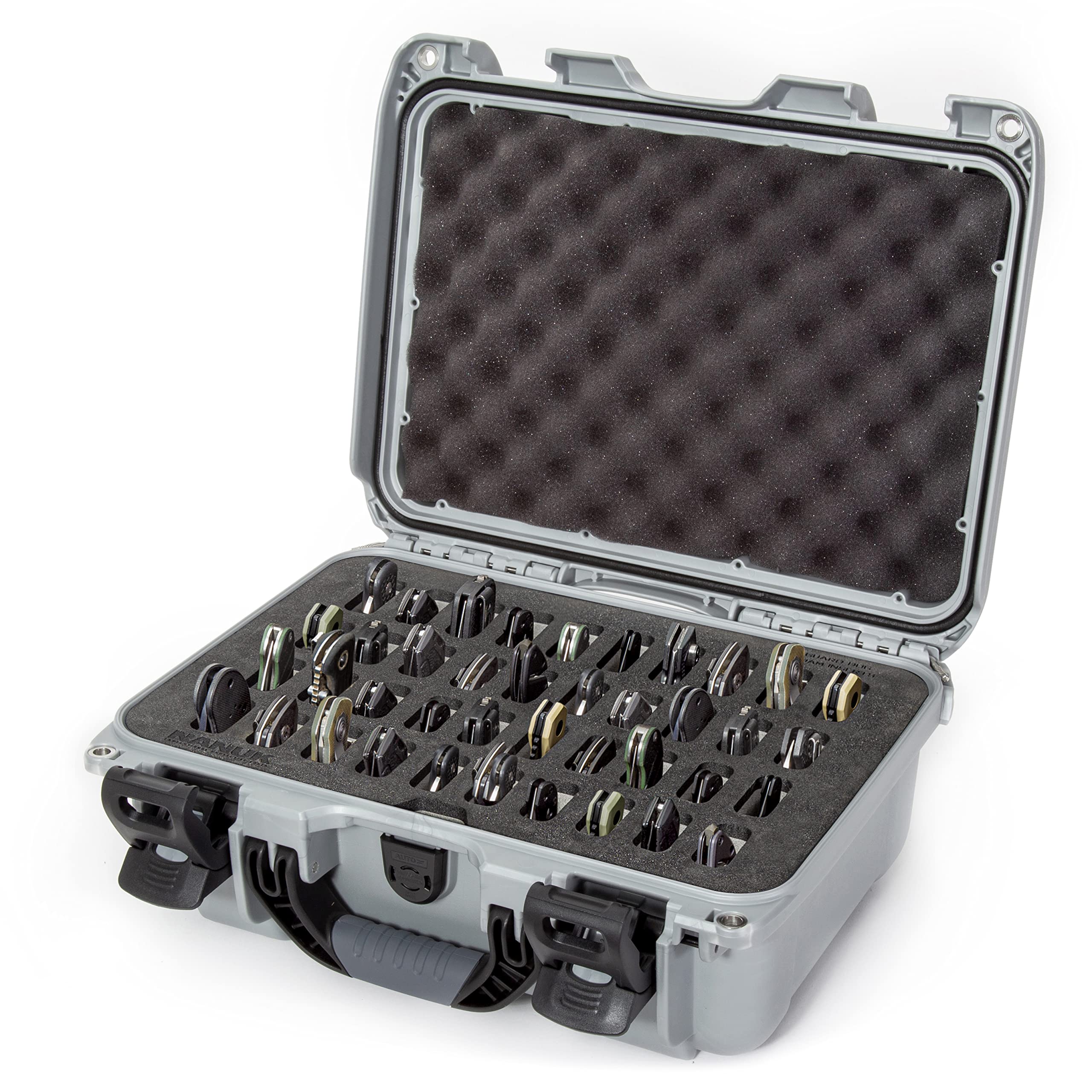 Case Nanuk w/Foam Insert for 40 Knives - Silver 915-40KNI5