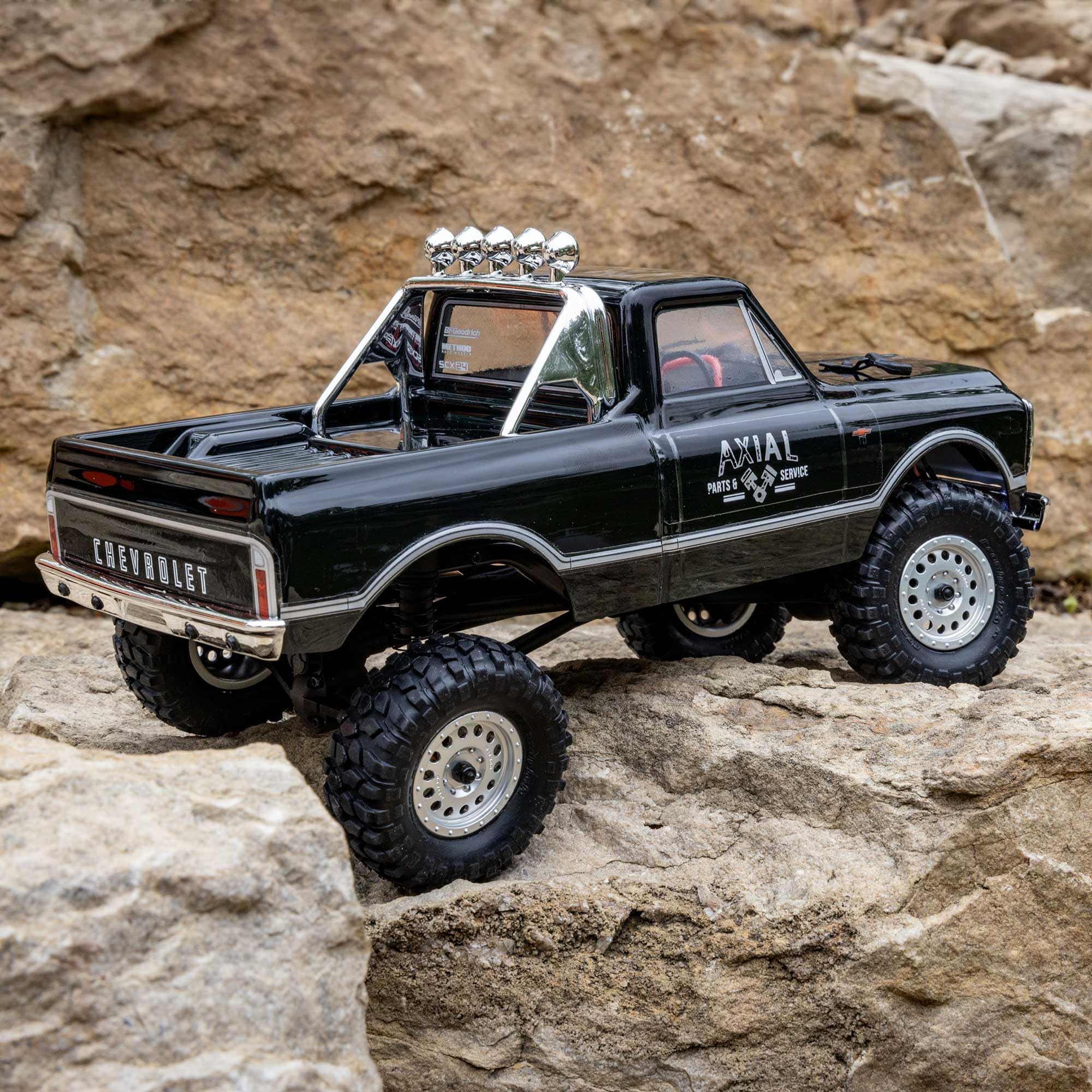 Axial 1/24 RC Truck SCX24 1967 Chevrolet C10 4WD RTR (Comes with Everything Needed to Run), Black, AXI00001V2T4