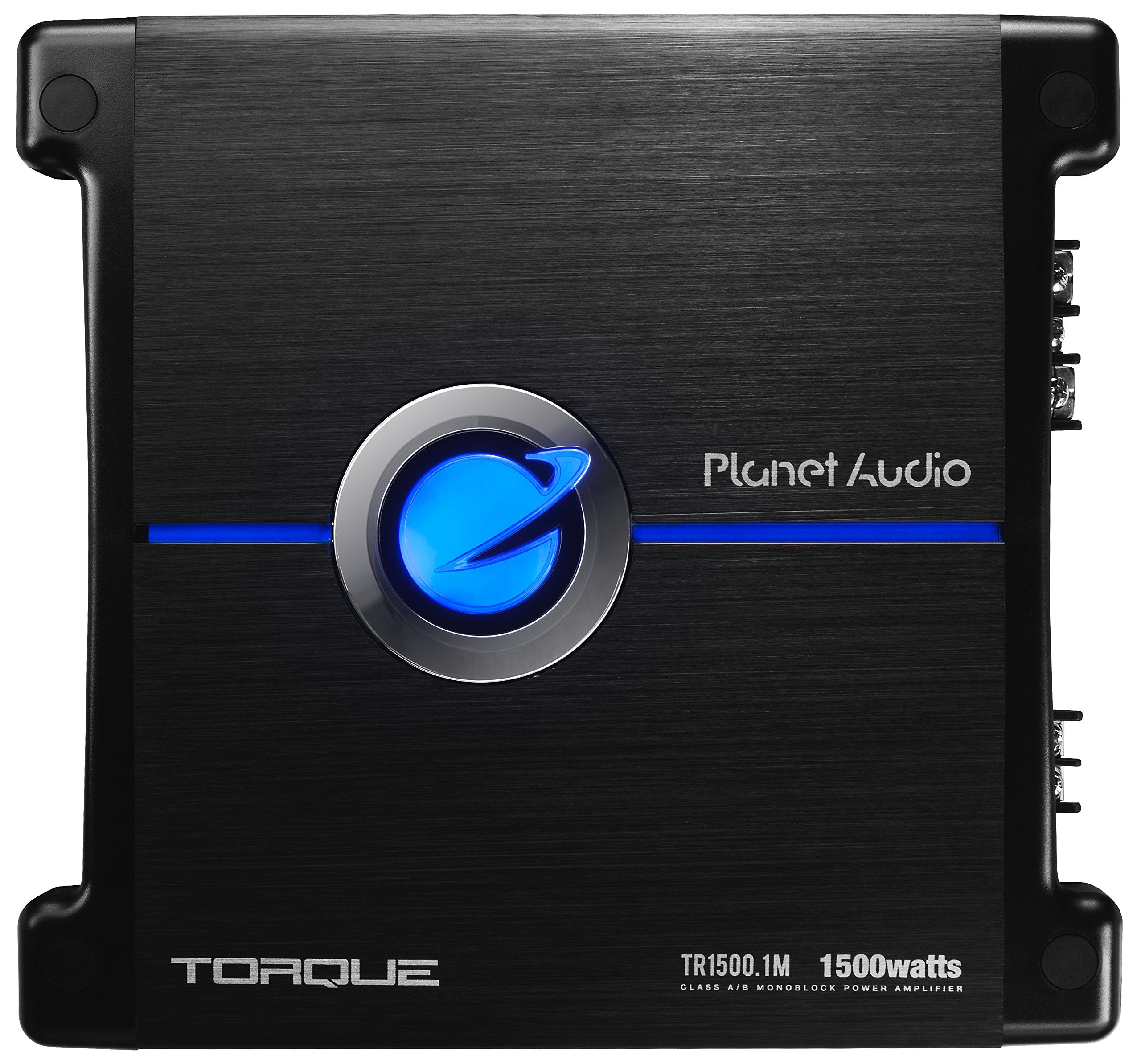 Monoblock Planet Audio TR1500.1M Car Amplifier - 1500 High Output, Low/High Level Inputs, Low Pass Crossover, Hook Up to Subwoofer for Bass