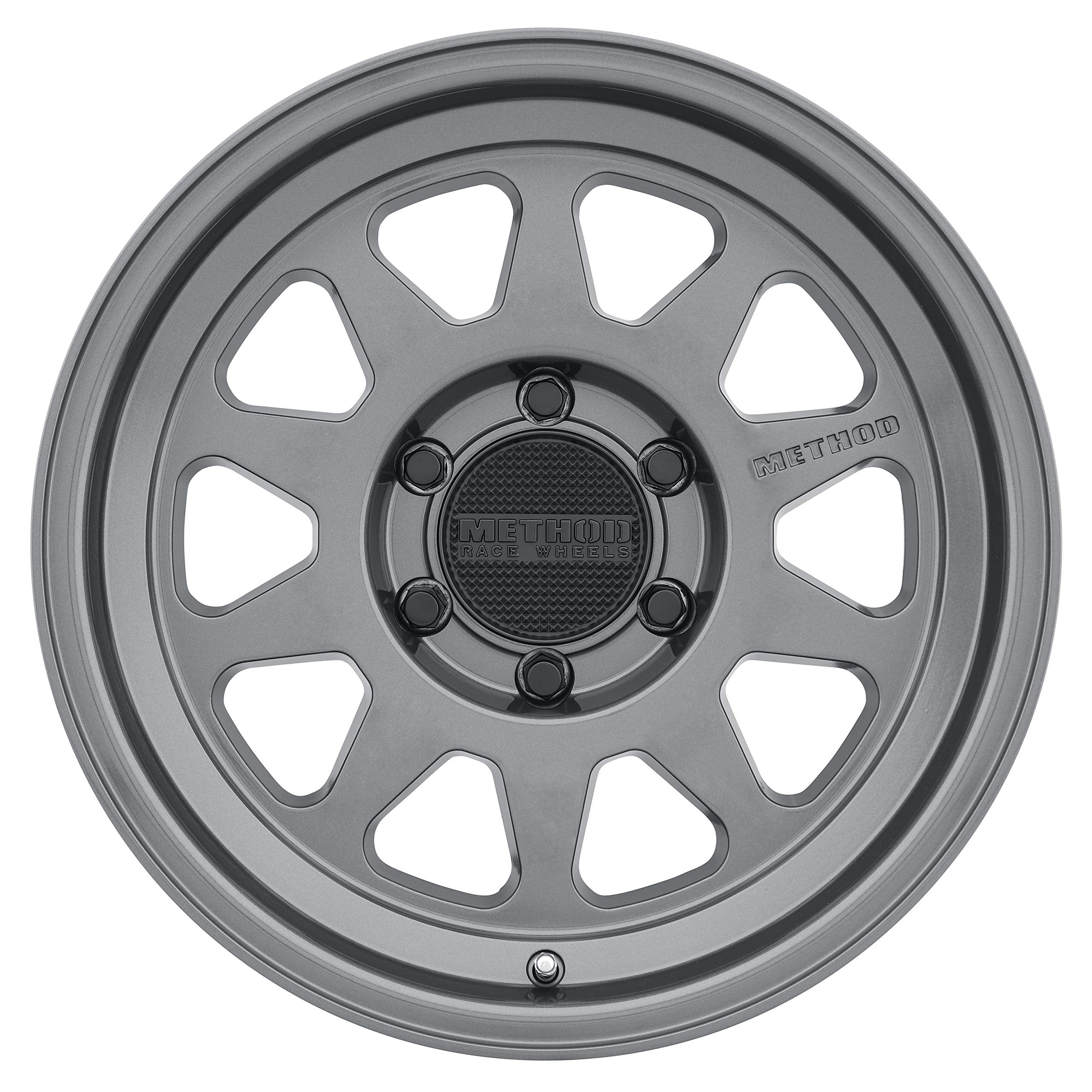 Method Race Wheels 316 17x8.5" Gloss Titanium 6x5.5", 0mm offset 4.75" Backspace, MR31678560800