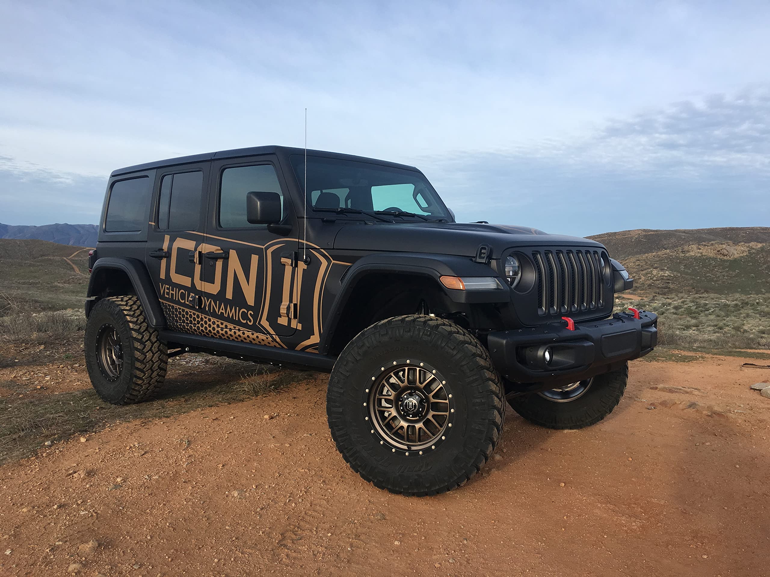 Stage 4 Suspension System, ICON 2.5" Lift, Compatible with 2018-Up Jeep JL Wrangler, K22014
