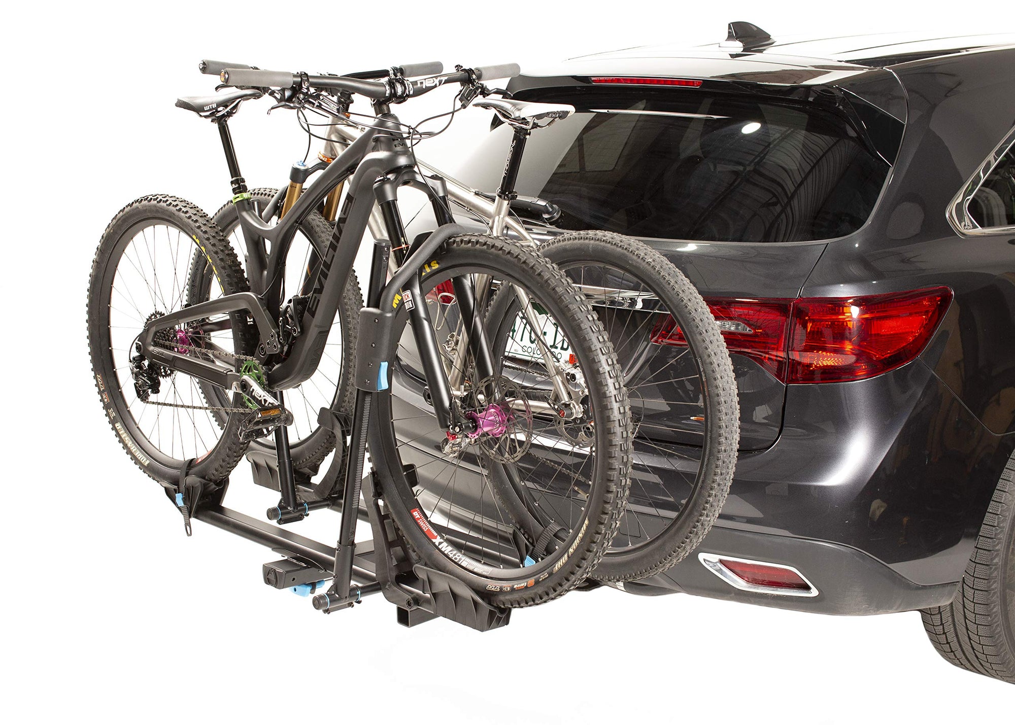 2-Bike Monorail Platform Hitch Rack