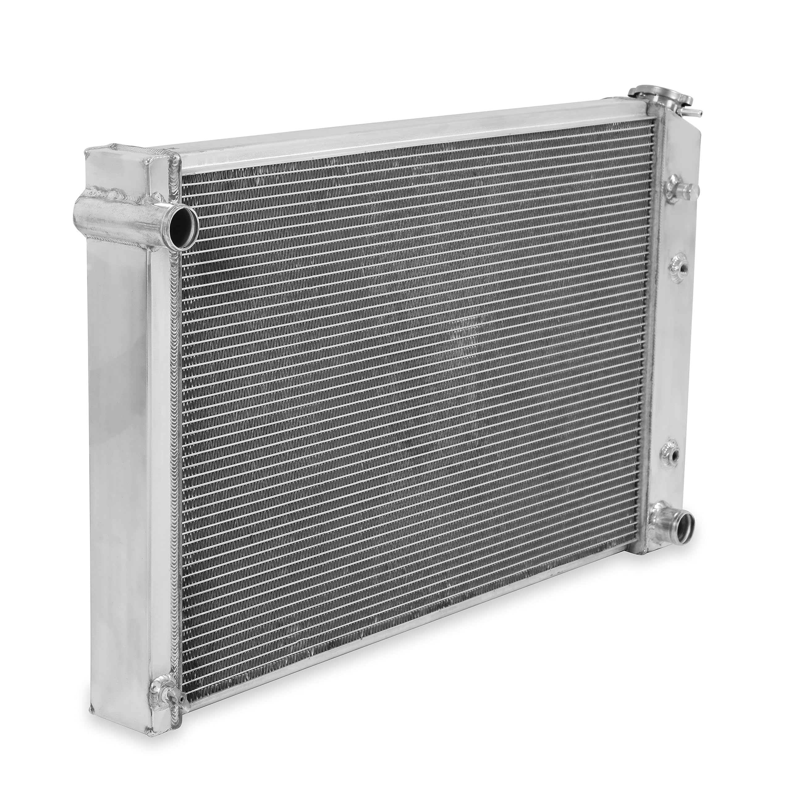 ALR87C4 Brothers Trucks Aluminum Radiator - Auto - V8-4 Row