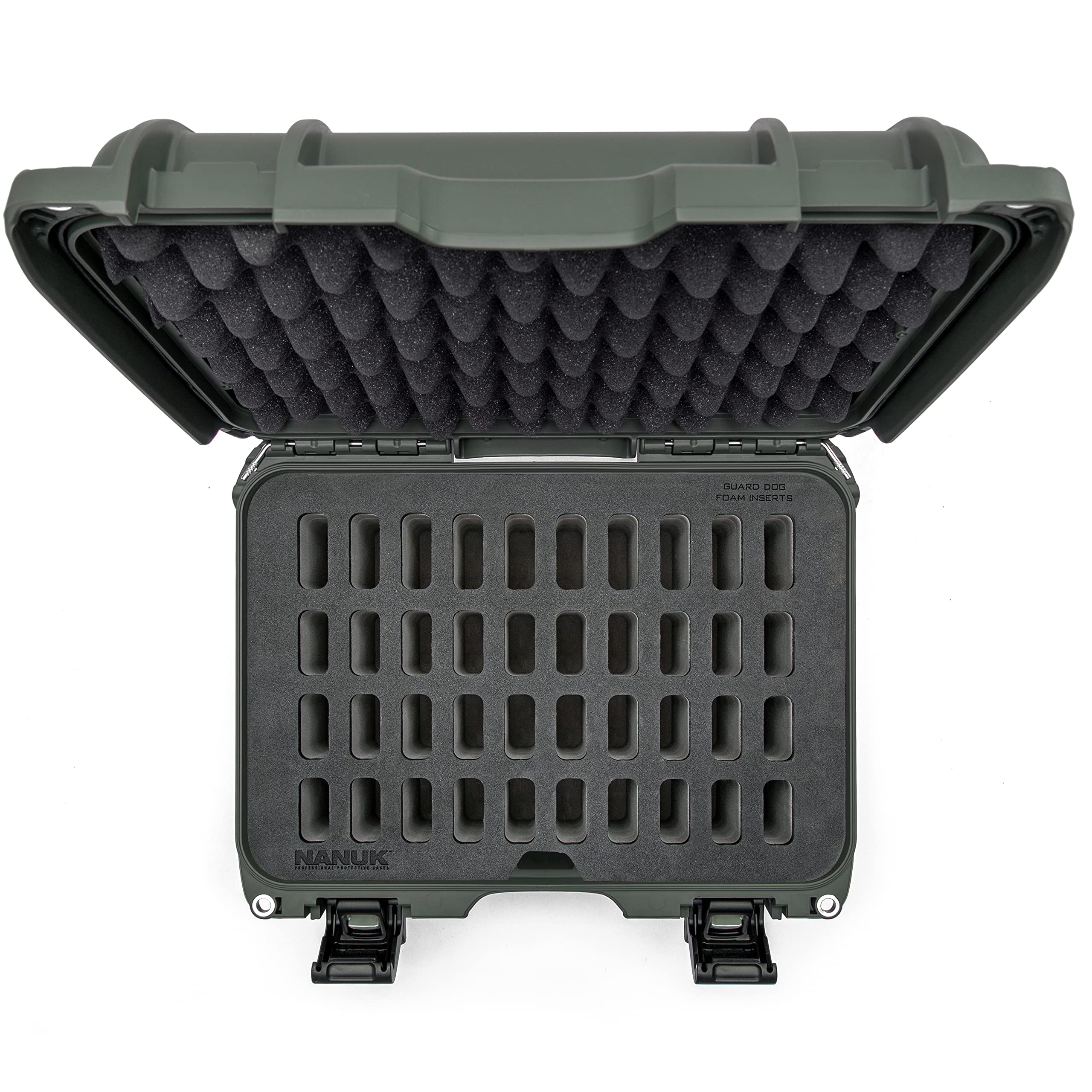 Olive Nanuk Case w/Foam Insert for 40 Knives 915-40KNI6