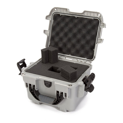 Silver Nanuk 908 Waterproof Hard Case with Foam Insert