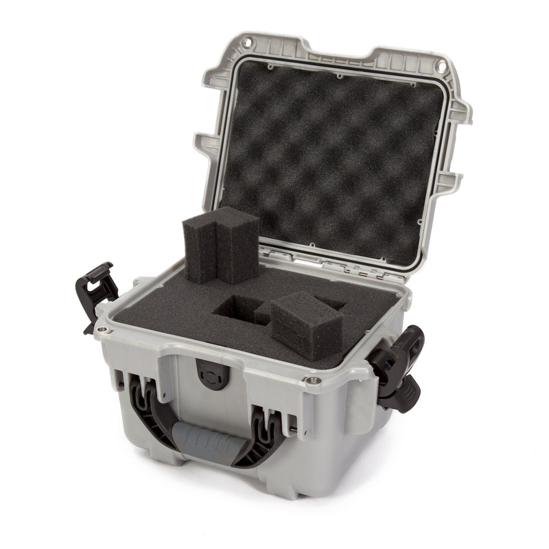 Silver Nanuk 908 Waterproof Hard Case with Foam Insert