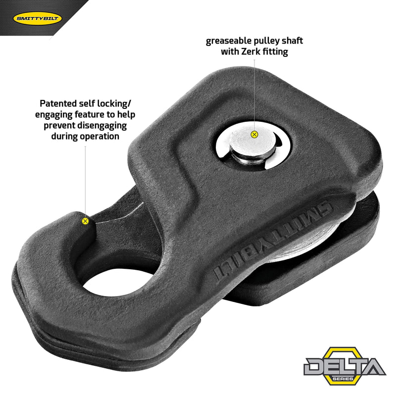 Delta Series Smittybilt 99044 - Forged Snatch Block