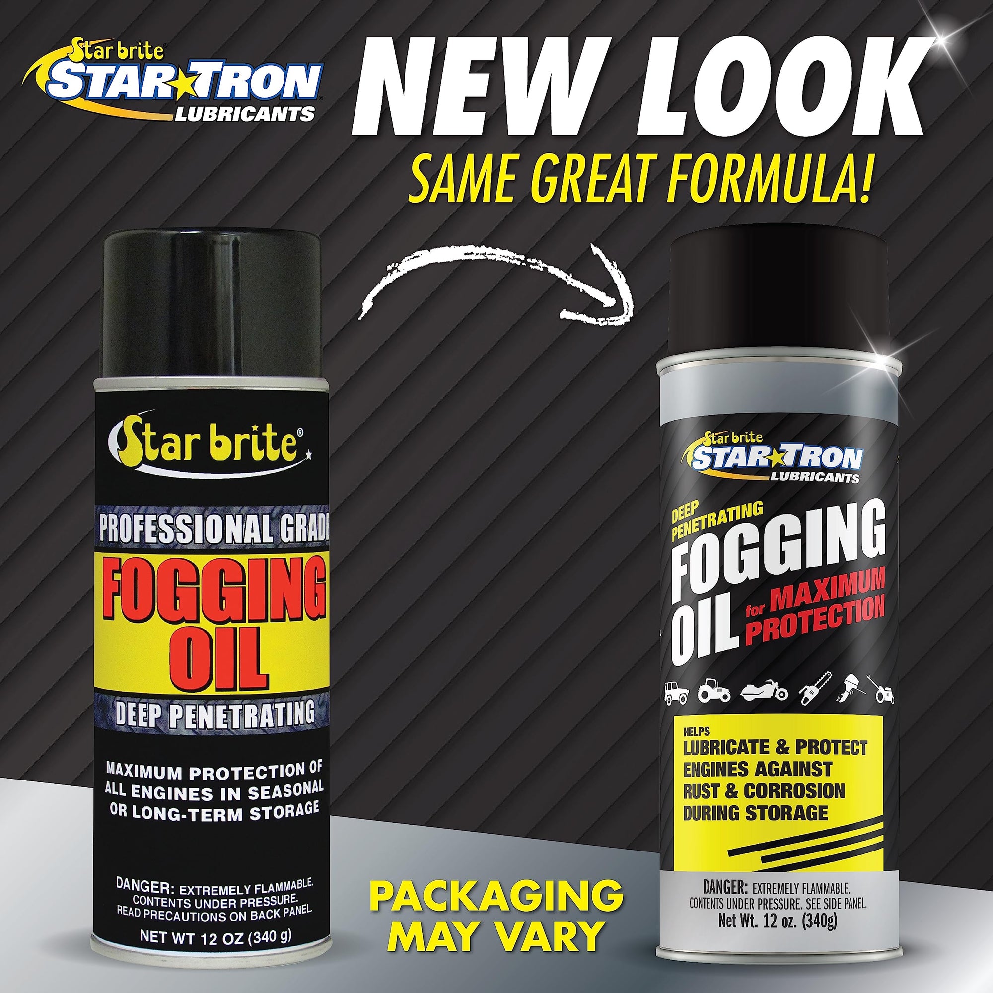 Deep Penetrating STAR BRITE Fogging Oil – Maximum Rust & Corrosion Protection for All Engines in Seasonal or Long-Term Storage - 12 OZ Spray (084812)