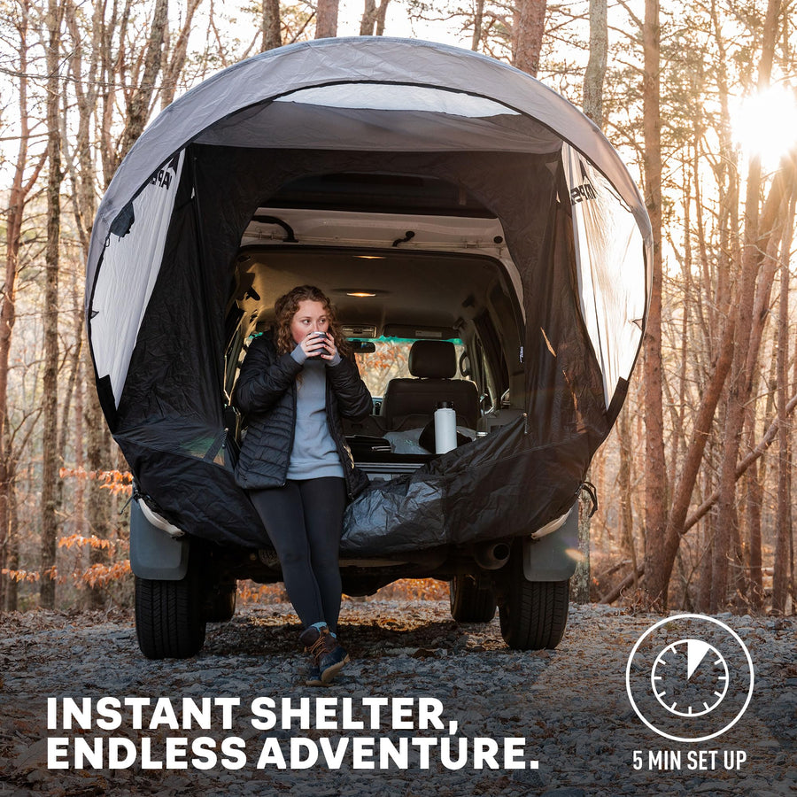 Sportz Cove Napier | Fits Small to Large SUVs | Easy 5-Minute Setup | Sun Protection & Privacy Shelter for Camping, Tailgating, Road Trips