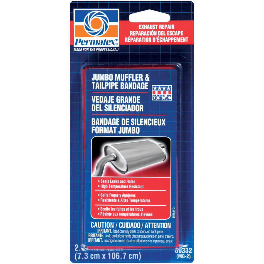 80332 Permatex Muffler & Tailpipe Bandage, 120 sq inches