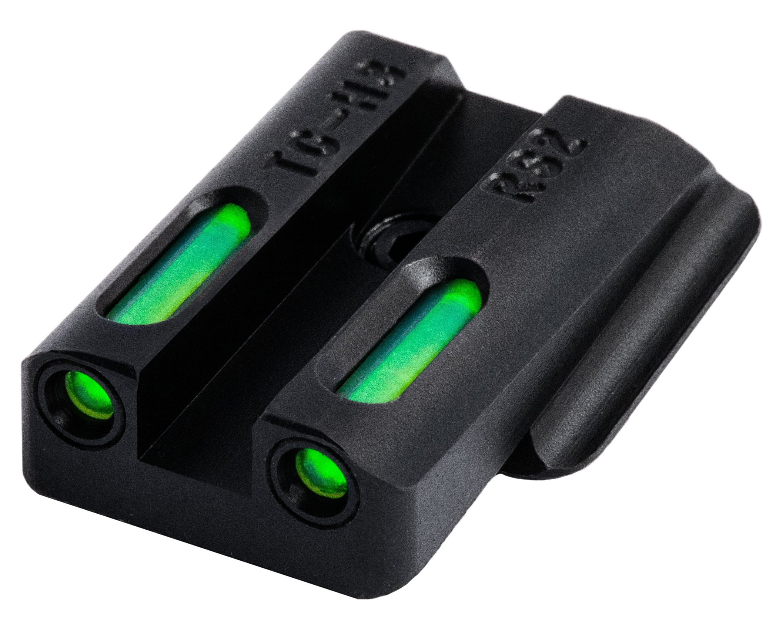 Handgun Sight TRUGLO TFX | Durable Shock-Resistant Compact Brightly Glowing Tritium & Fiber-Optic Xtreme Day/Night Sight, Compatible with Ruger LC Handguns