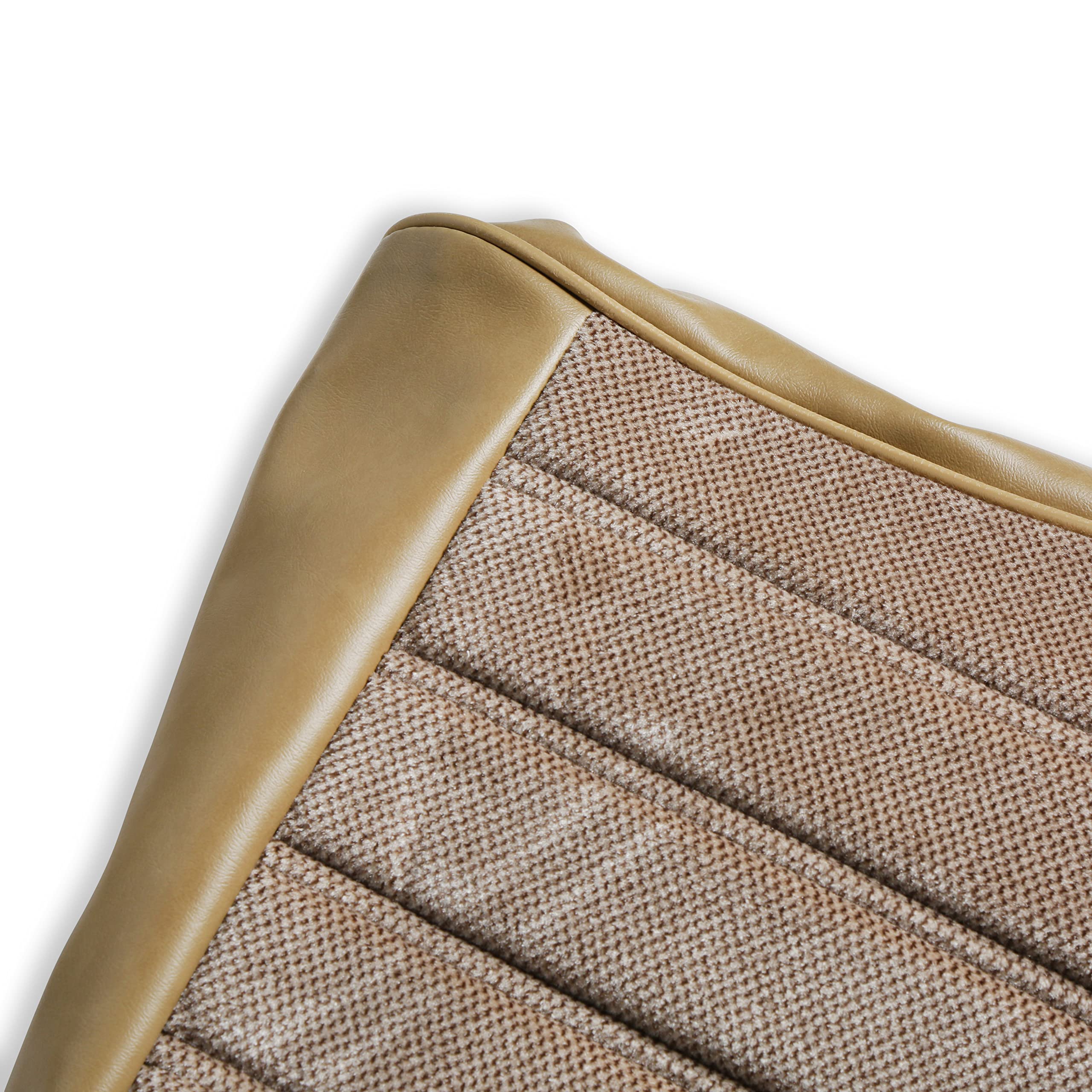 05-298 Brothers Trucks Seat Upholstery Full Pleat Cloth/Vinyl - Tan