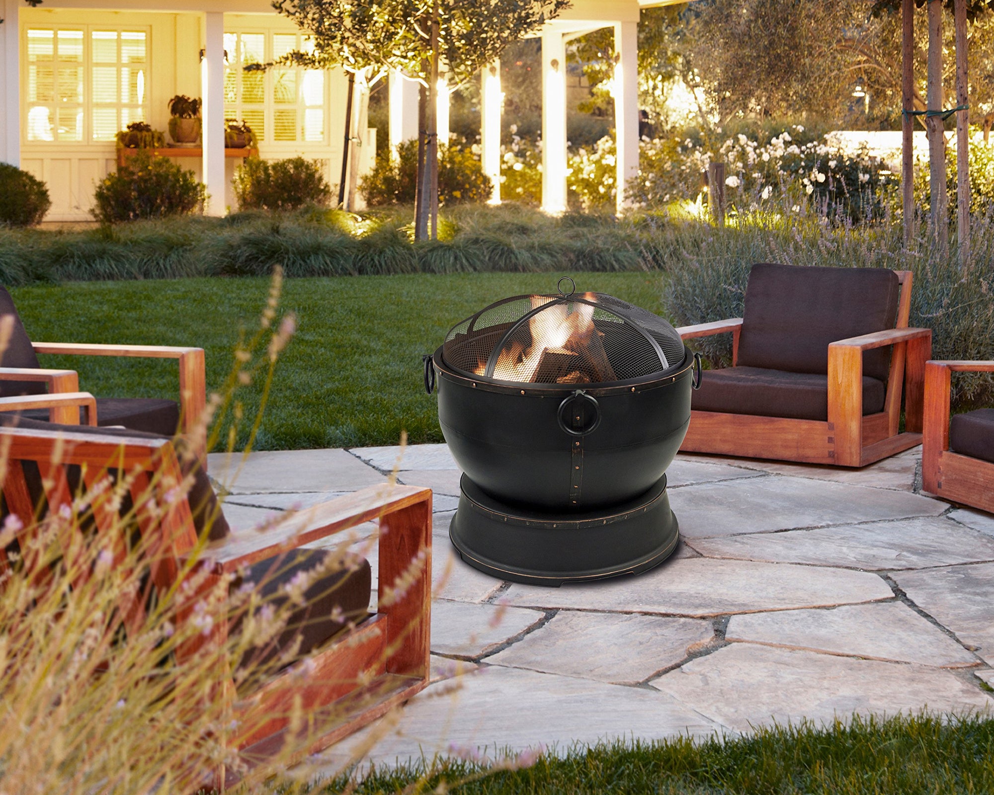 Athena Pleasant Hearth Deep Bowl 28" Fire Pit