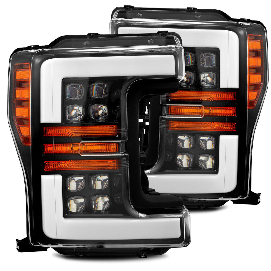 880100 AlphaRex USA Nova Series Projector Headlights fits Ford F-250 Super Duty,Clear