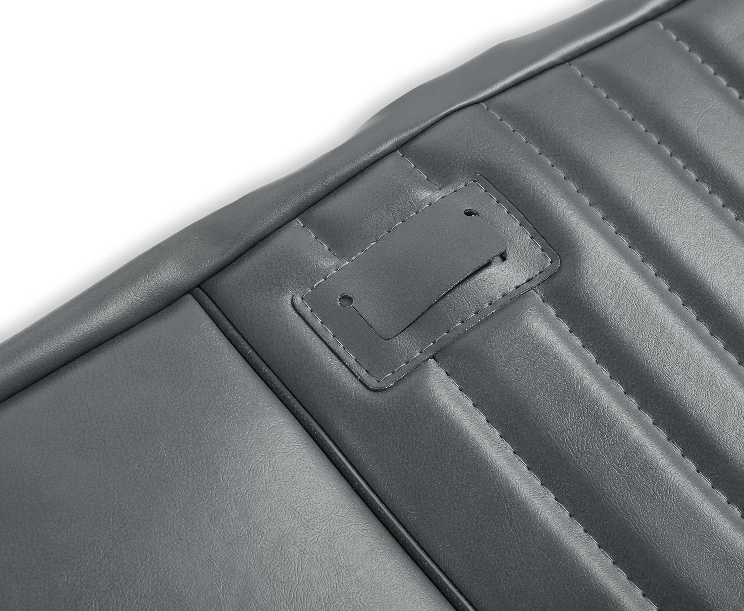 05-319 Brothers Trucks Seat Upholstery Kit - Deluxe Pleat Vinyl - Grey